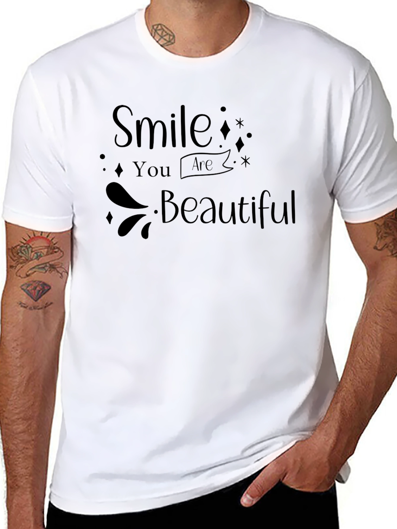Smile You Are Beautiful Graphic Tee