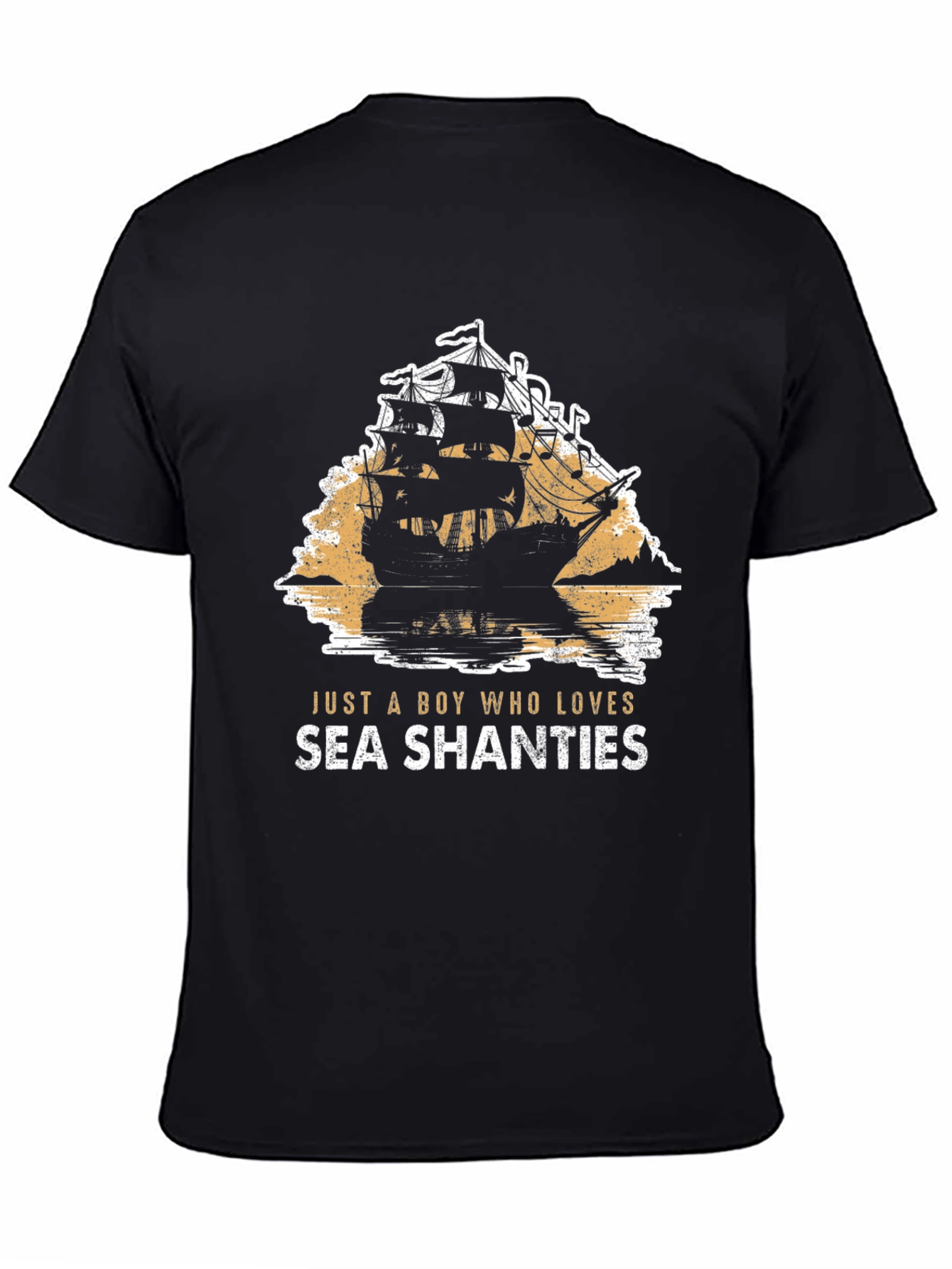 Sea Shanties Graphic Tee - Pirate Ship T-Shirt