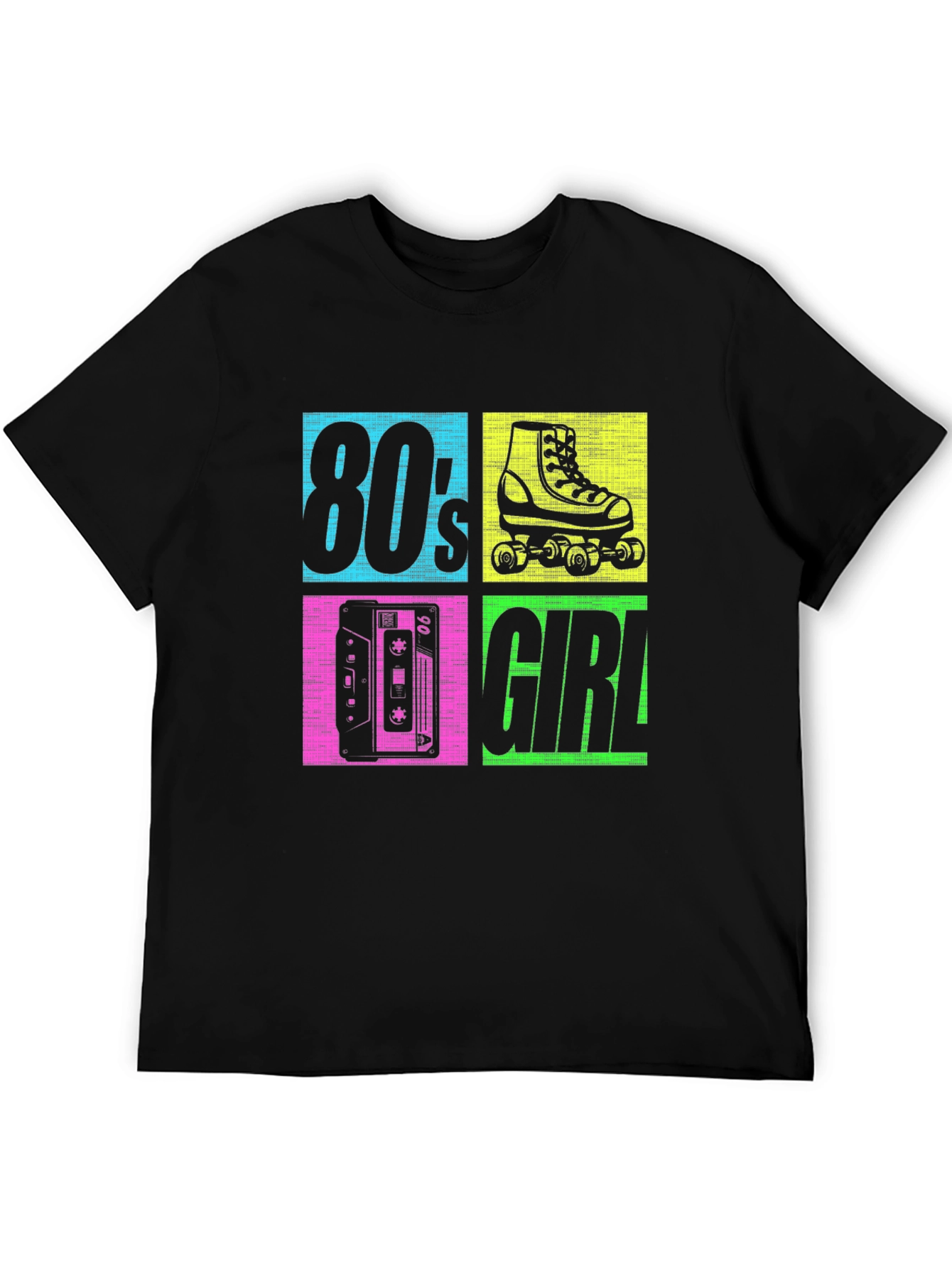 80s Girl Graphic T-Shirt - Retro Style!