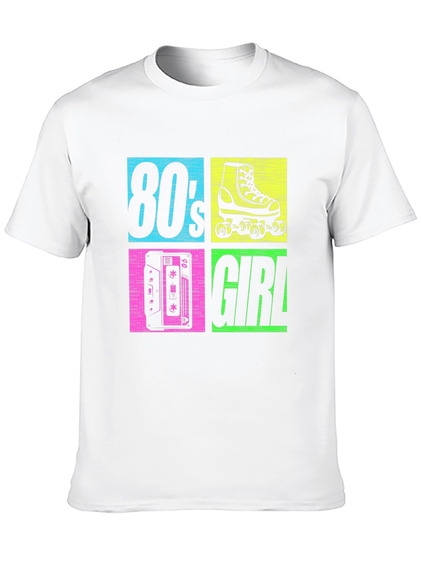 80s Girl Graphic T-Shirt - Retro Style!