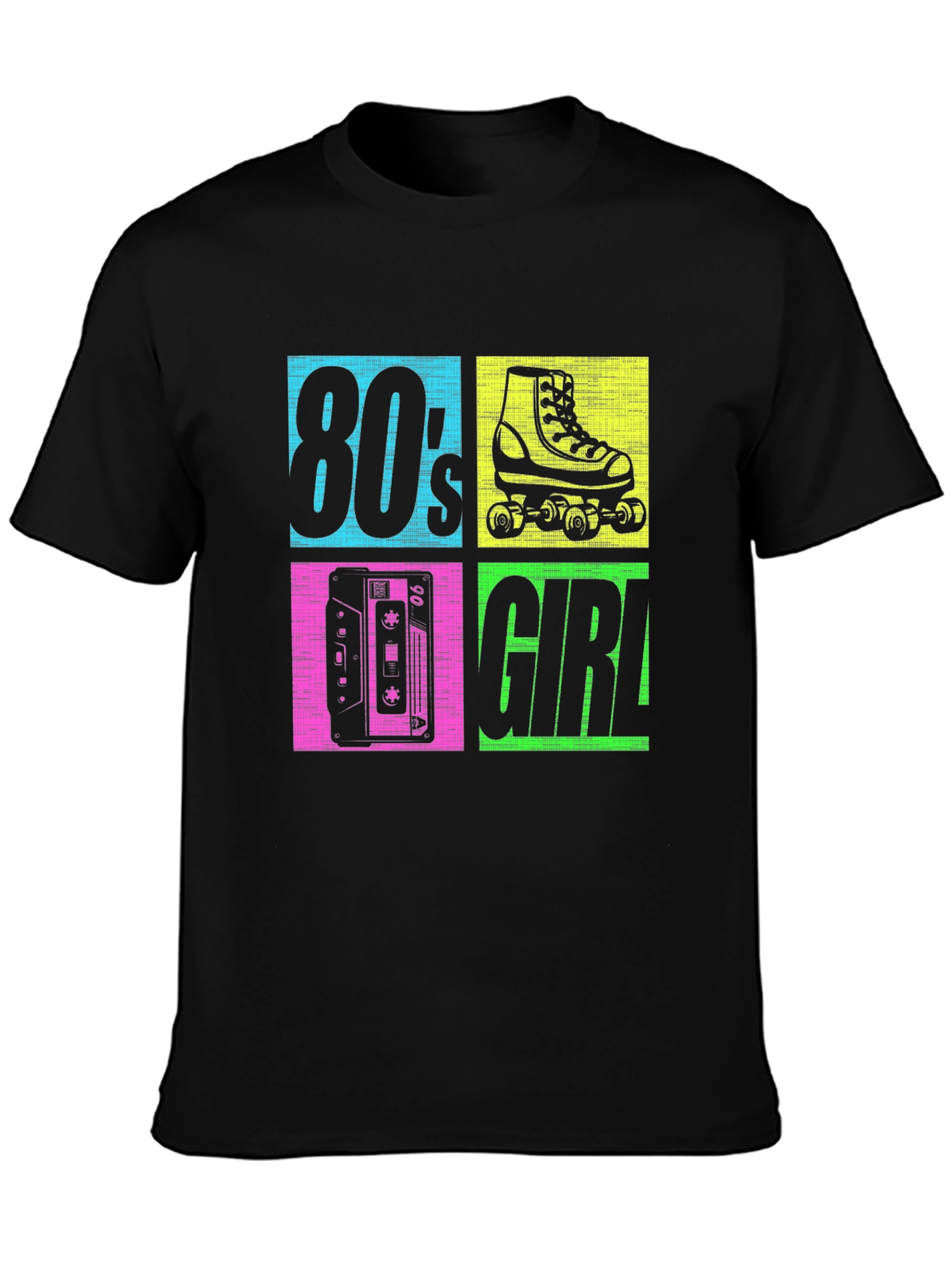 80s Girl Graphic T-Shirt - Retro Style!