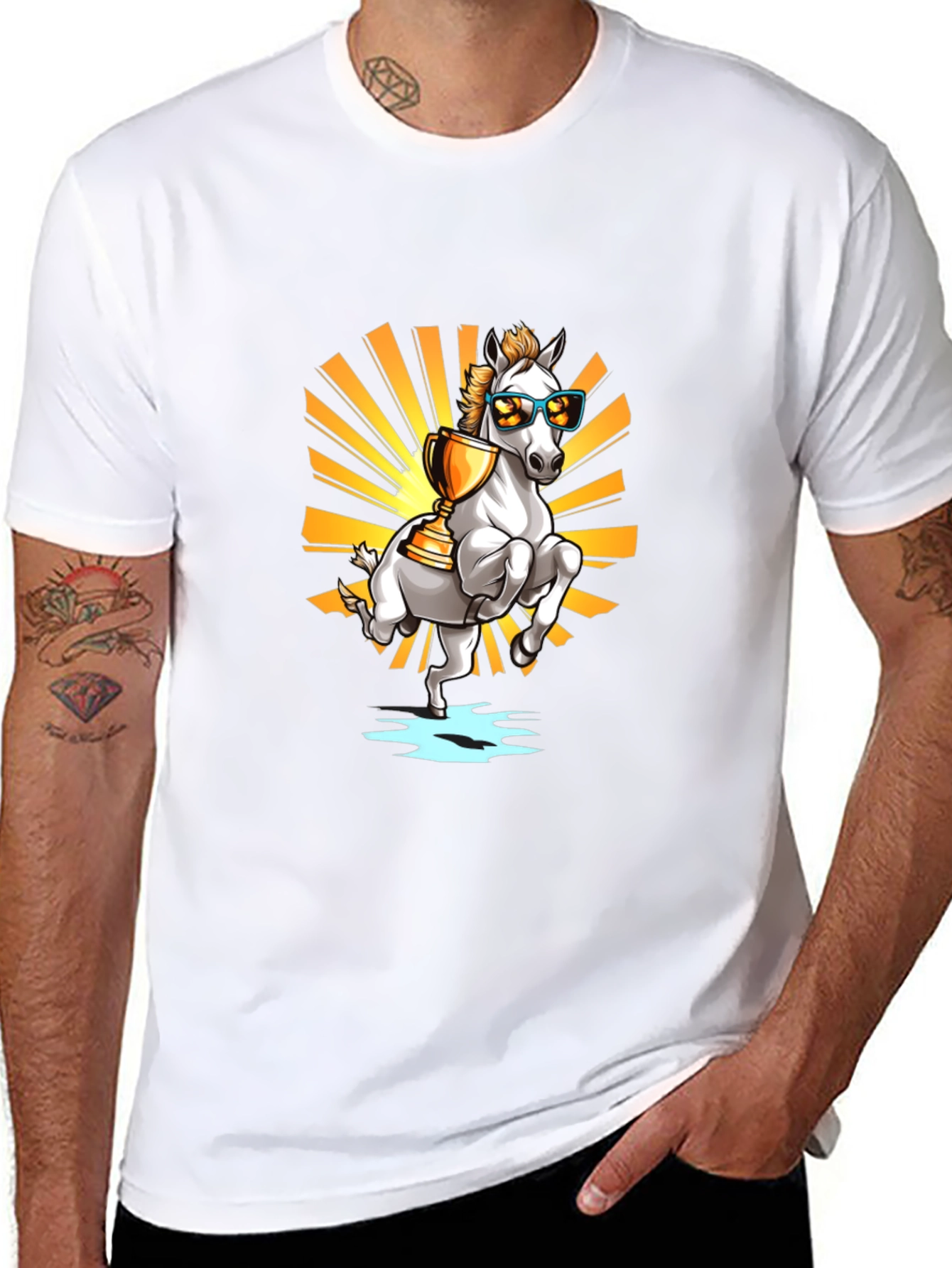 Cool Horse Champion Graphic T-Shirt