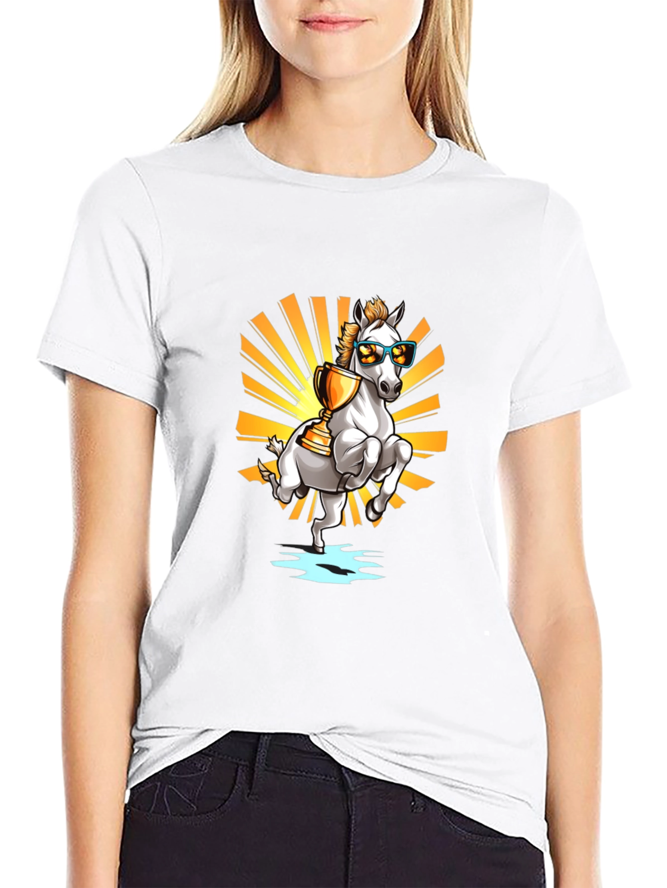Cool Horse Champion Graphic T-Shirt