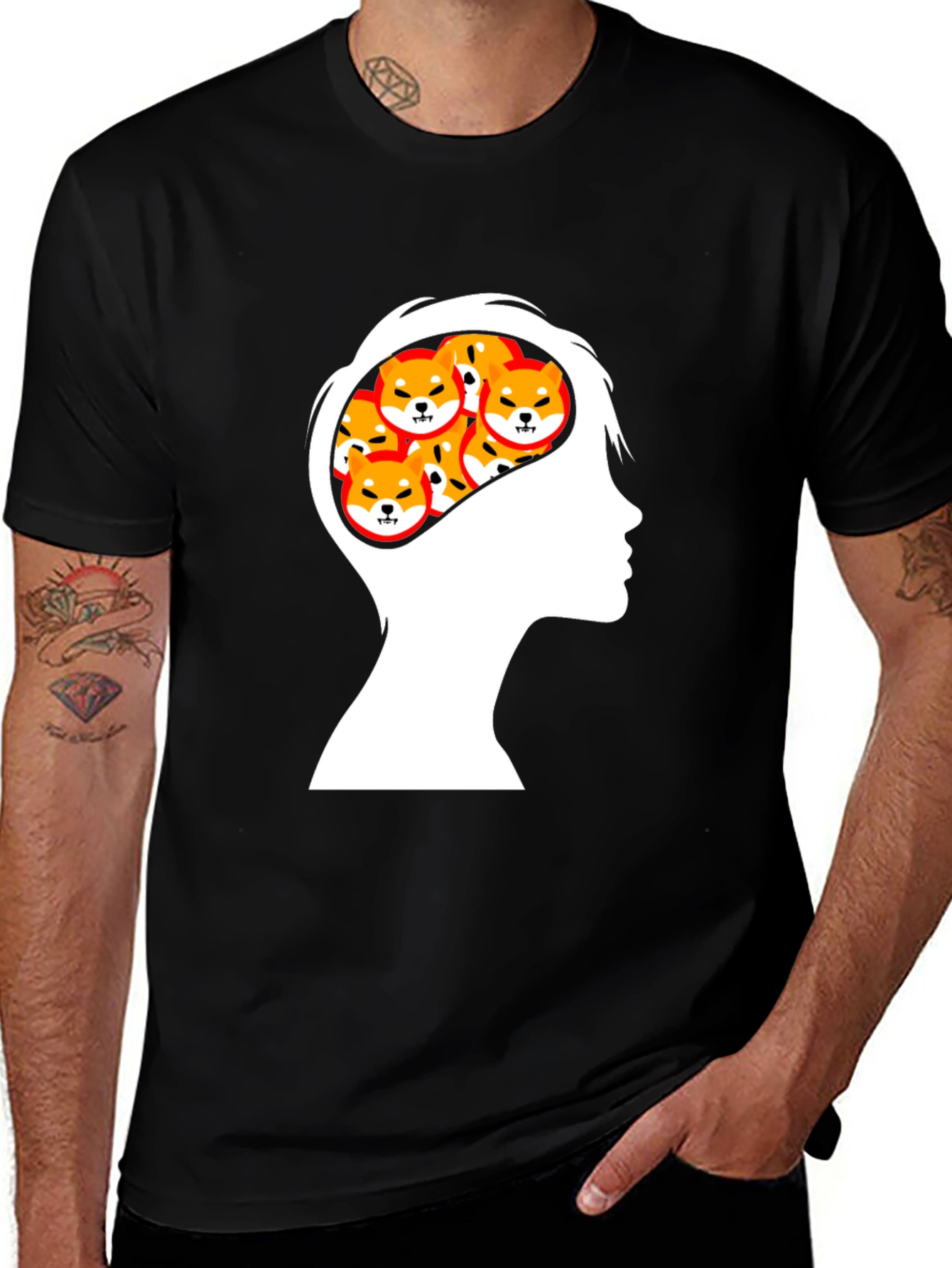 Shiba Inu Mind T-Shirt - Crypto Meme Tee