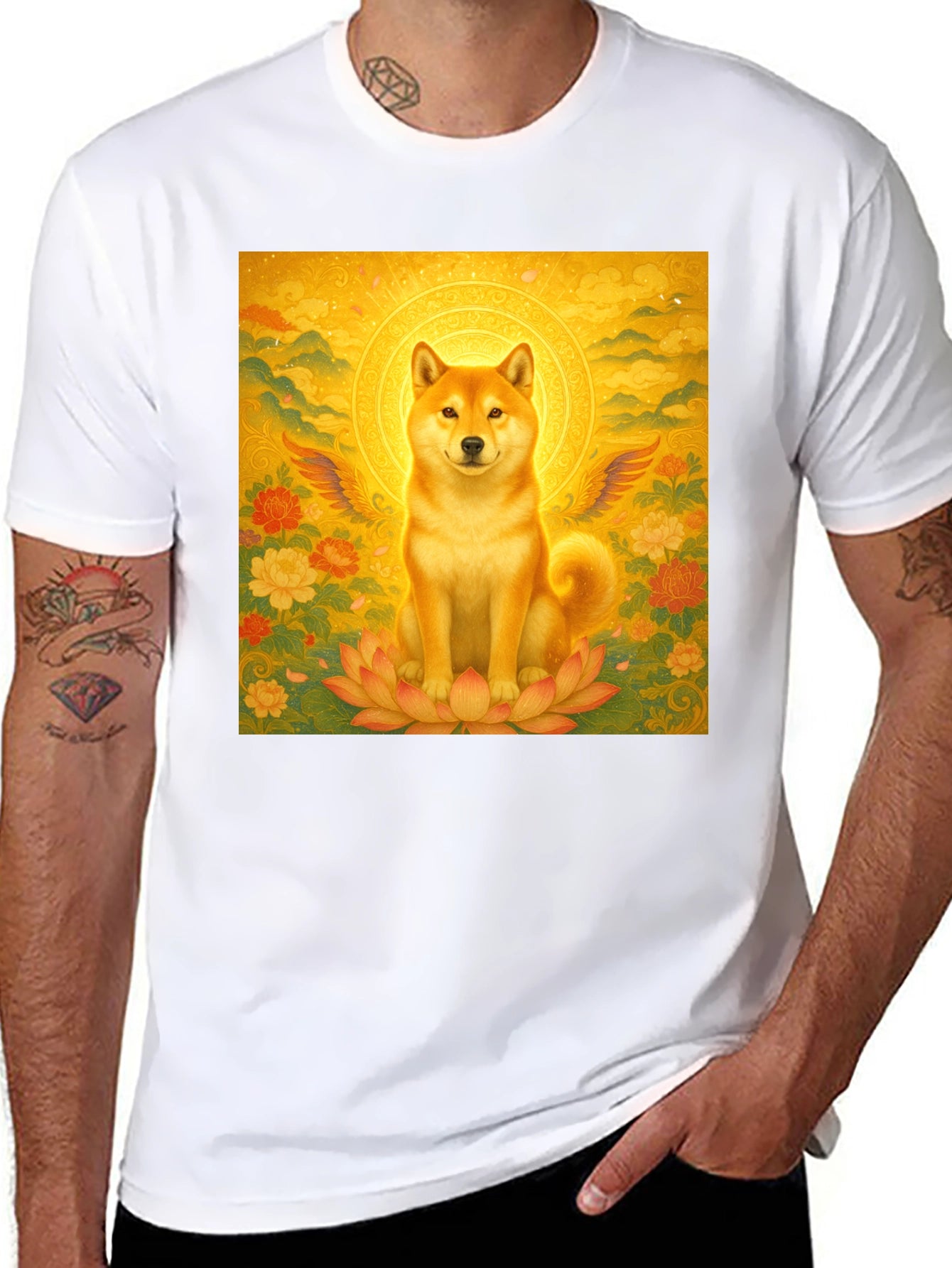 Shiba Inu Buddha T-Shirt