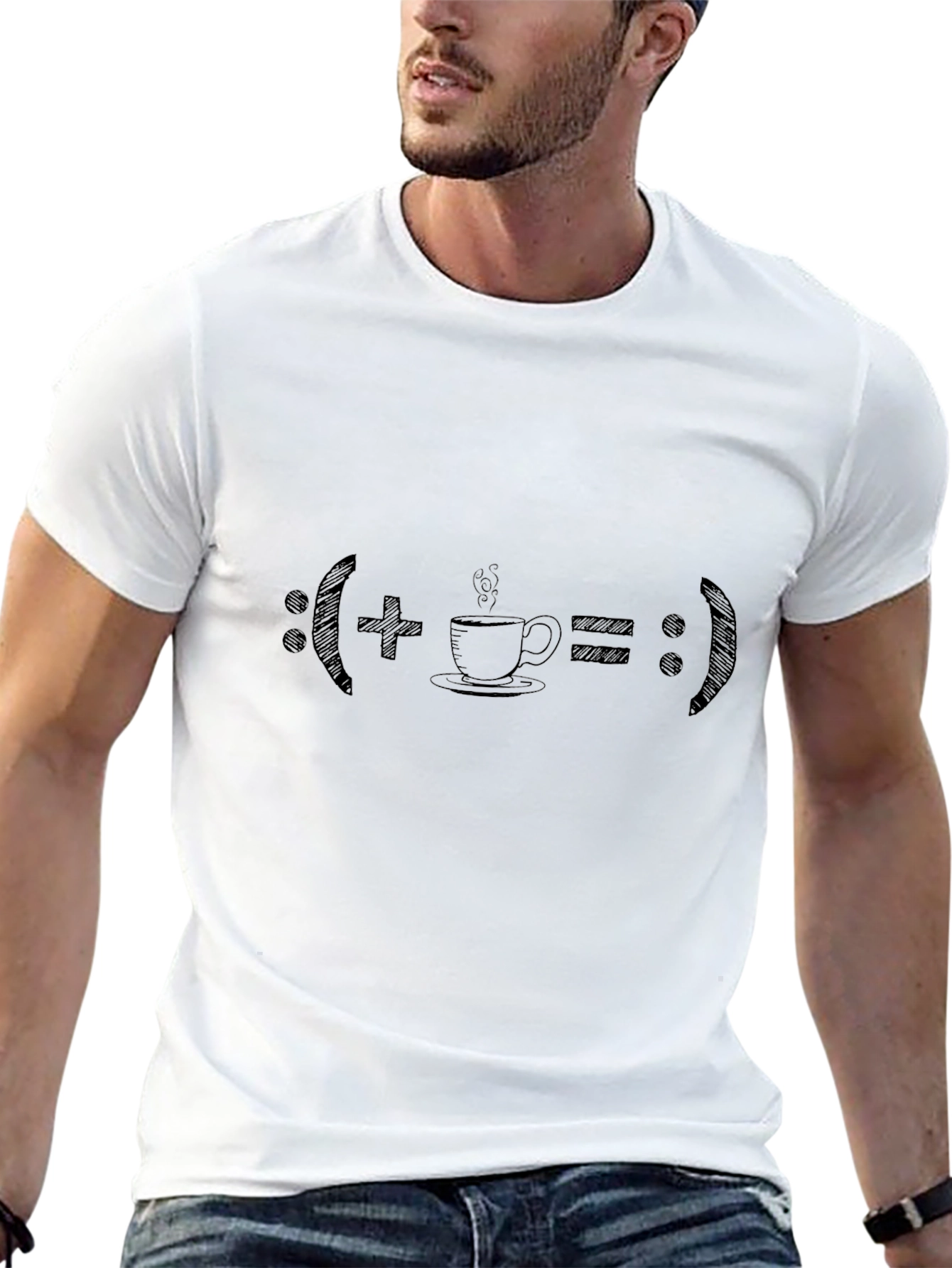 Coffee Equation T-Shirt: Happy Start