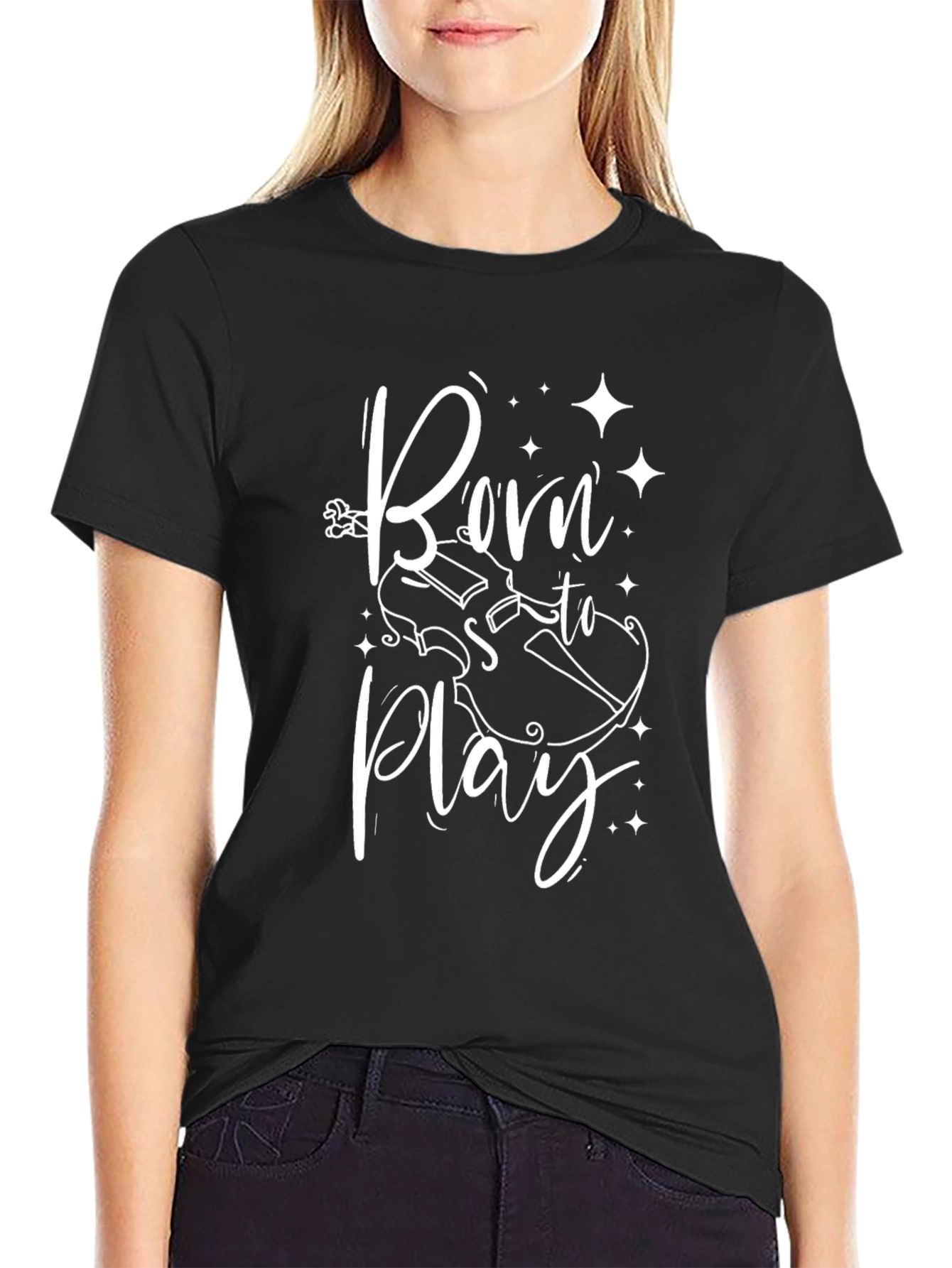 Born To Play Graphic Tee - Musician T-Shirt
