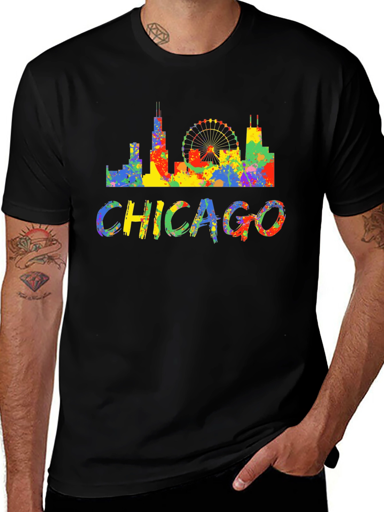 Chicago Skyline Graphic T-Shirt