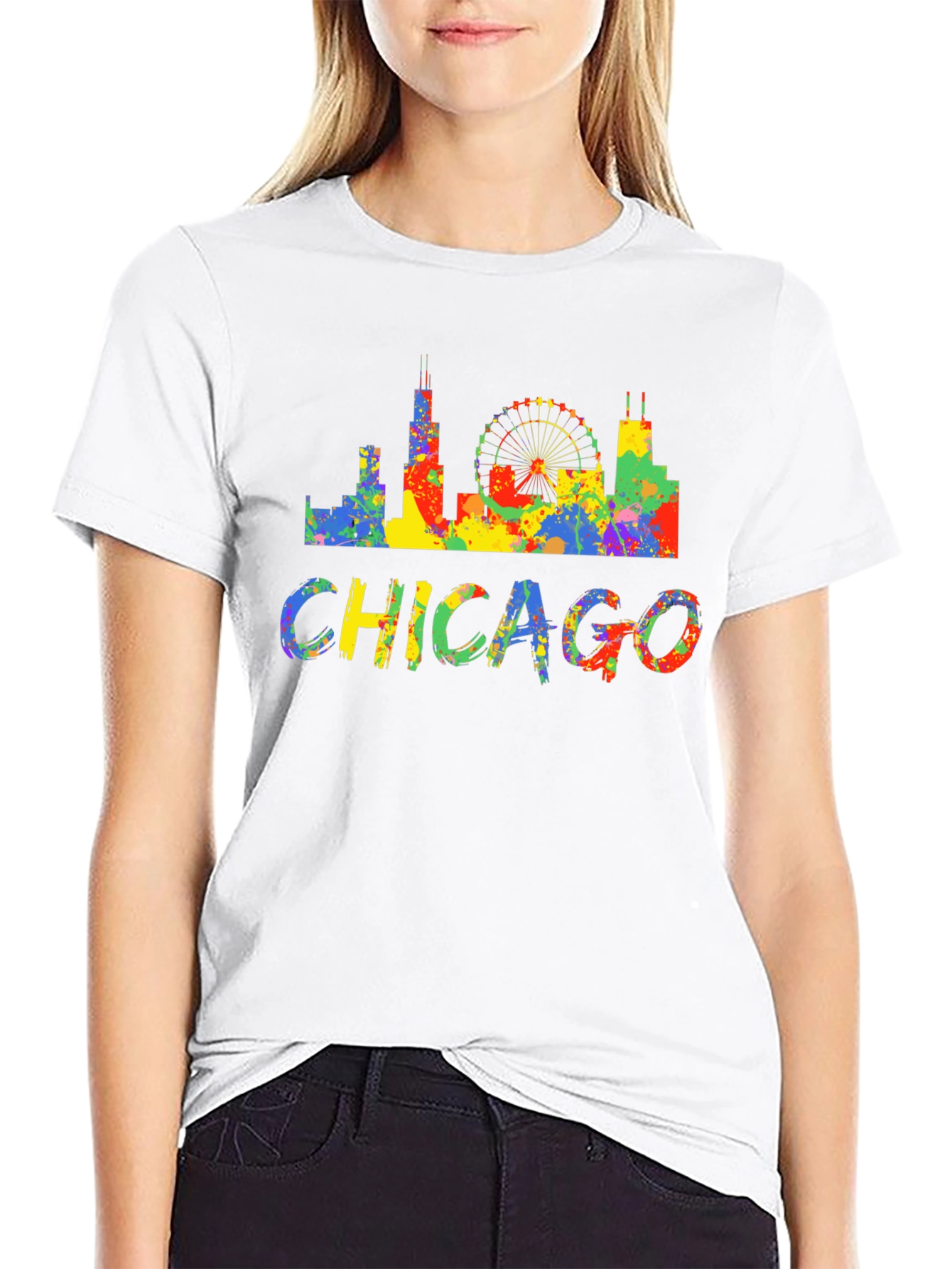 Chicago Skyline Graphic T-Shirt