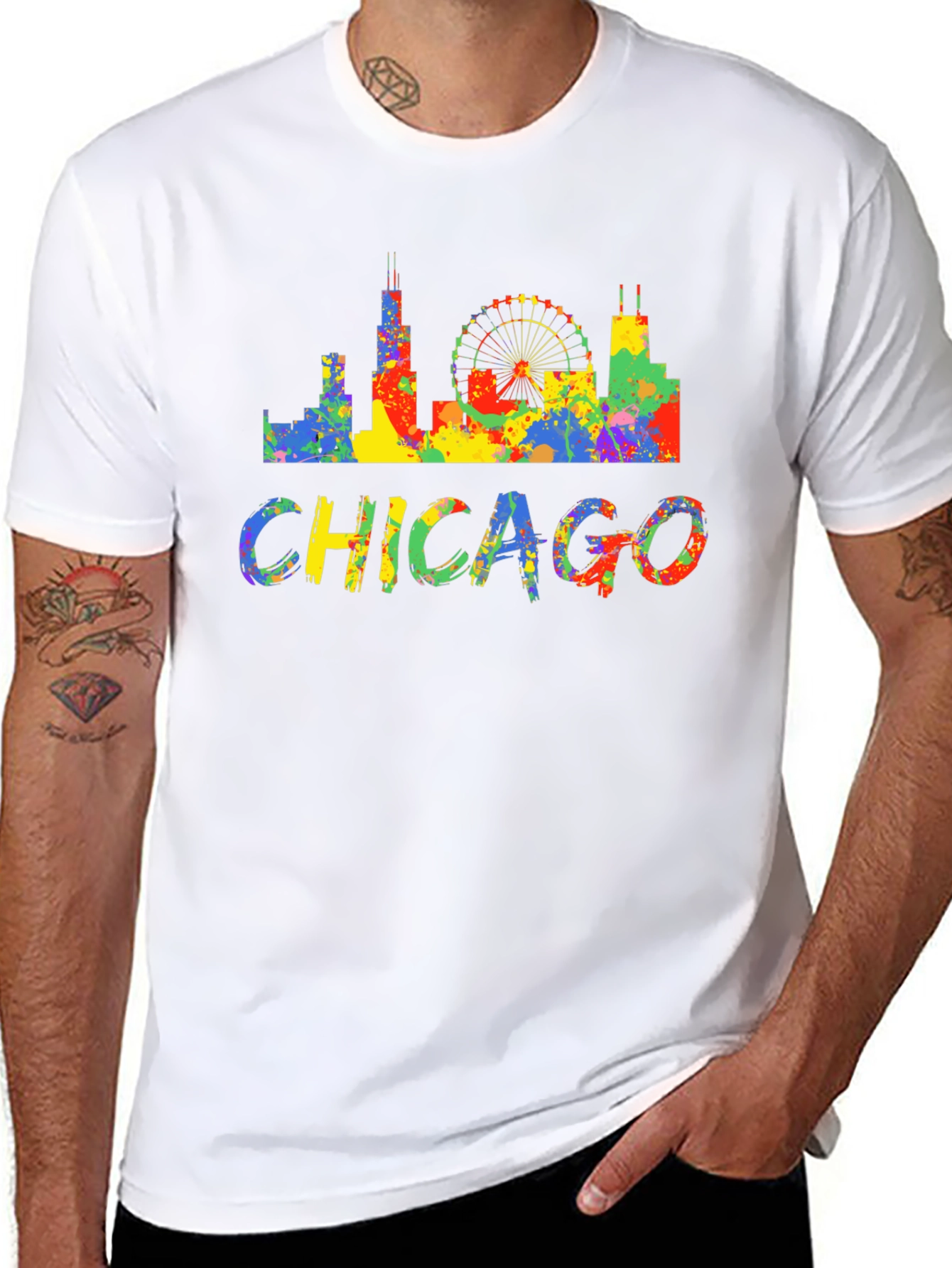 Chicago Skyline Graphic T-Shirt