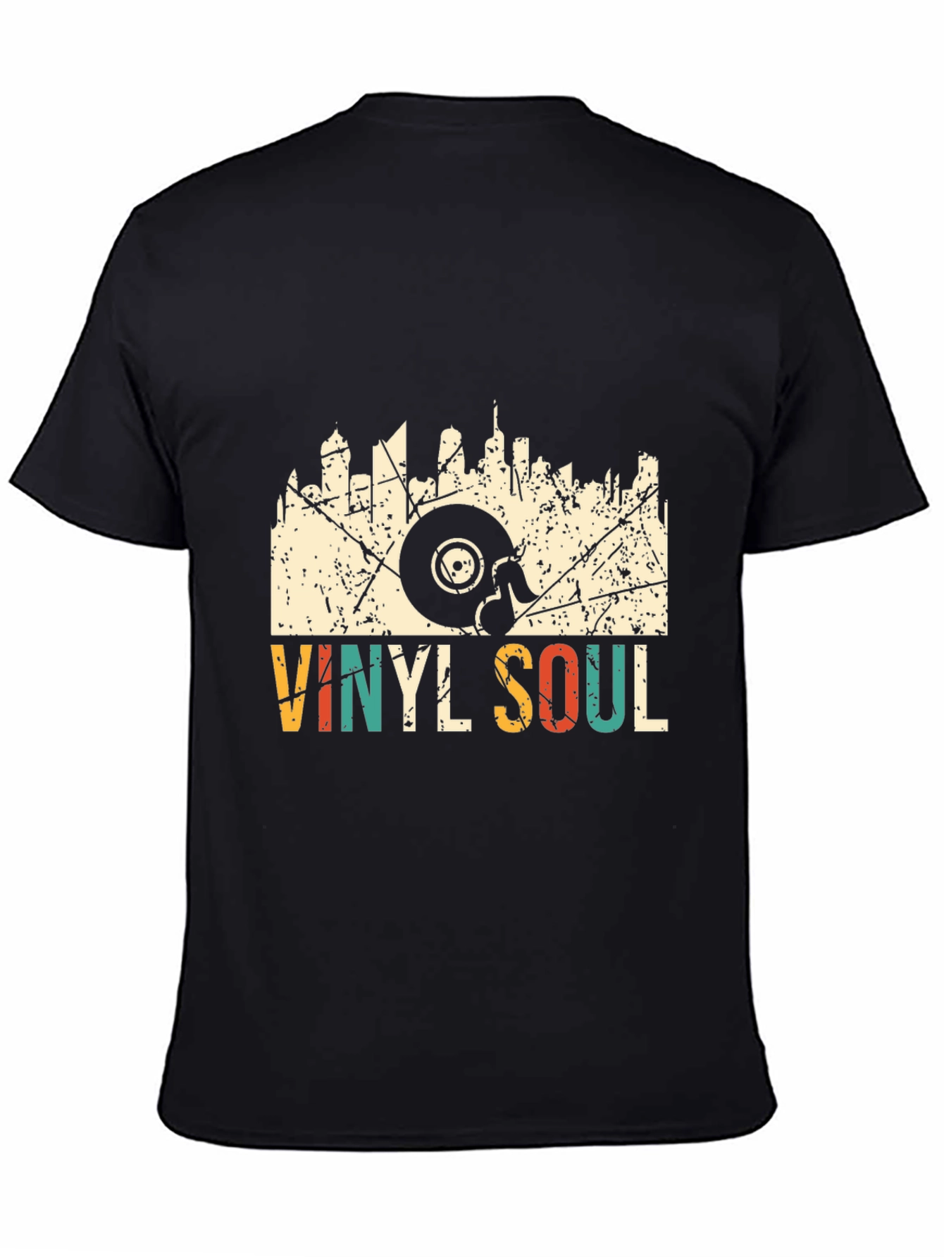 Vinyl Soul Retro Graphic T-Shirt