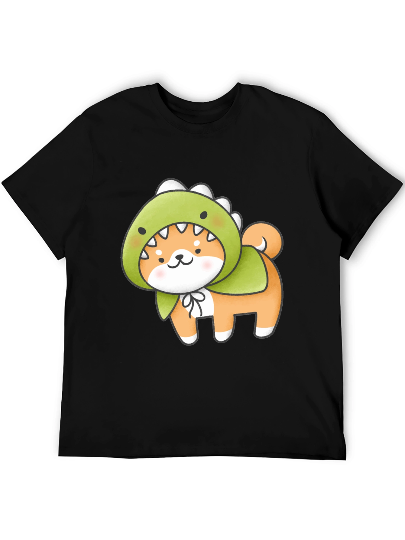 Dino Dog T-Shirt - Kawaii Shiba Inu