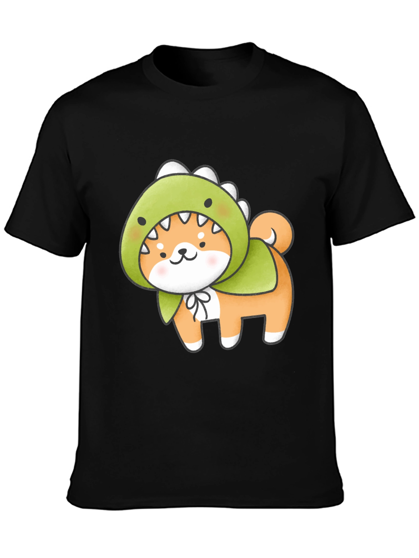 Dino Dog T-Shirt - Kawaii Shiba Inu