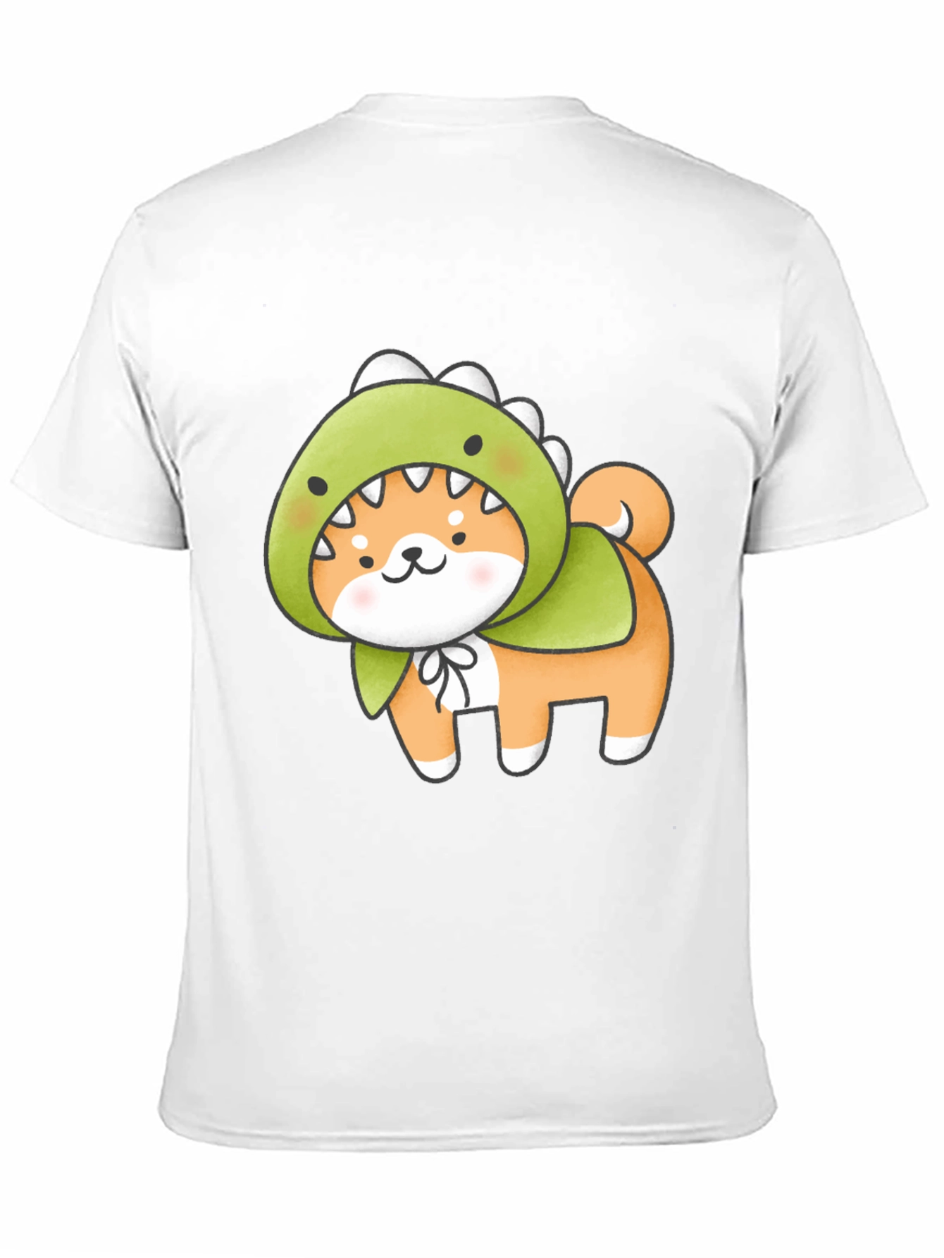 Dino Dog T-Shirt - Kawaii Shiba Inu