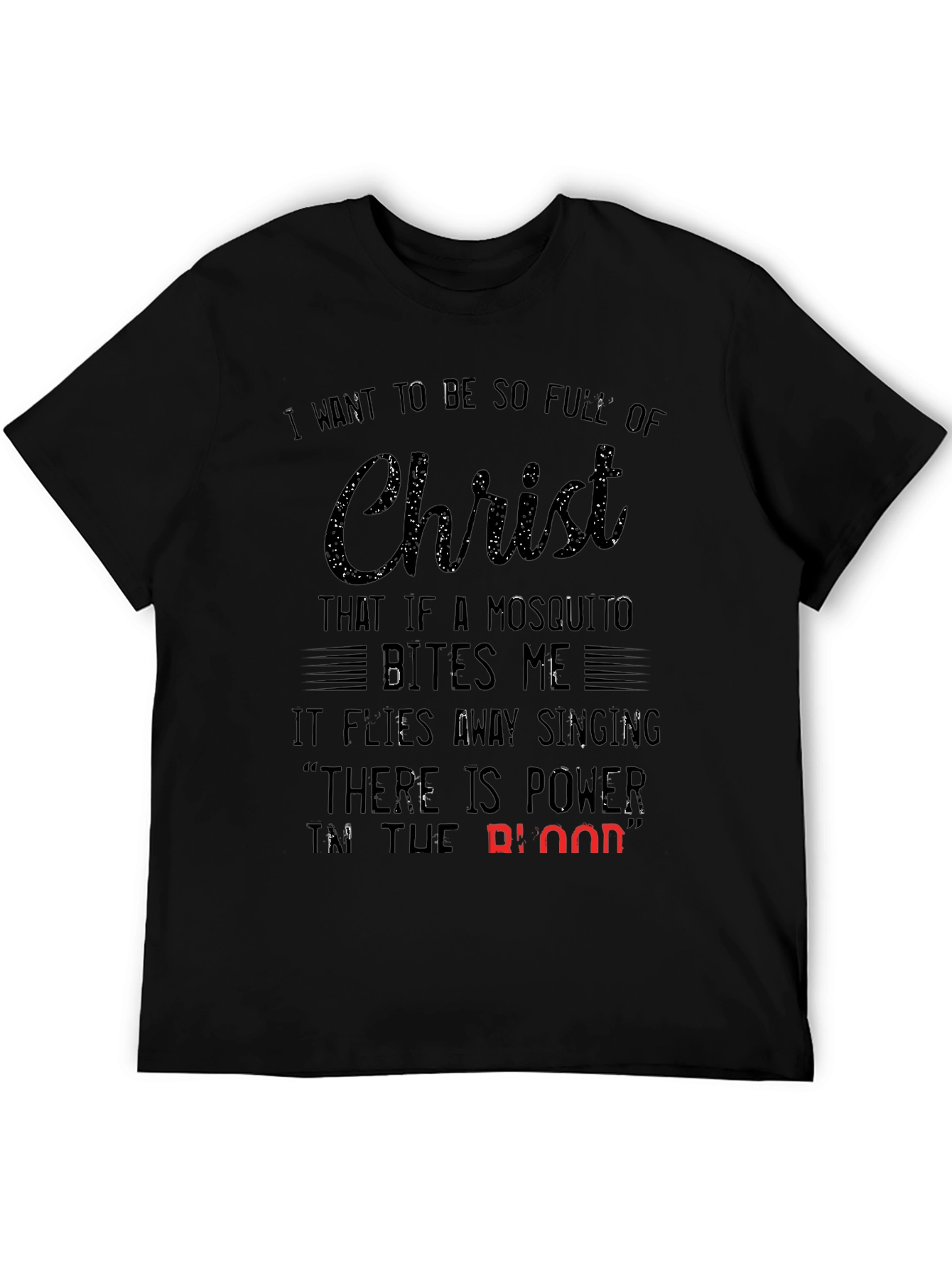 Christ Mosquito T-Shirt: Christian Humor Graphic Tee