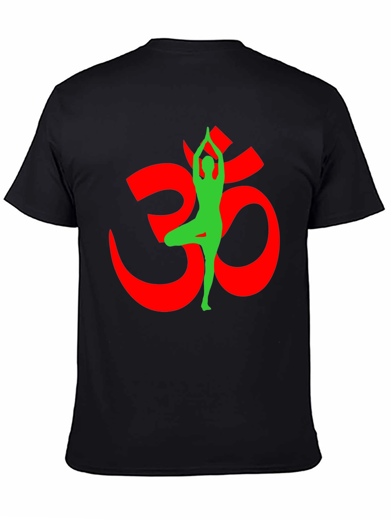 Yoga Om Symbol Black T-Shirt