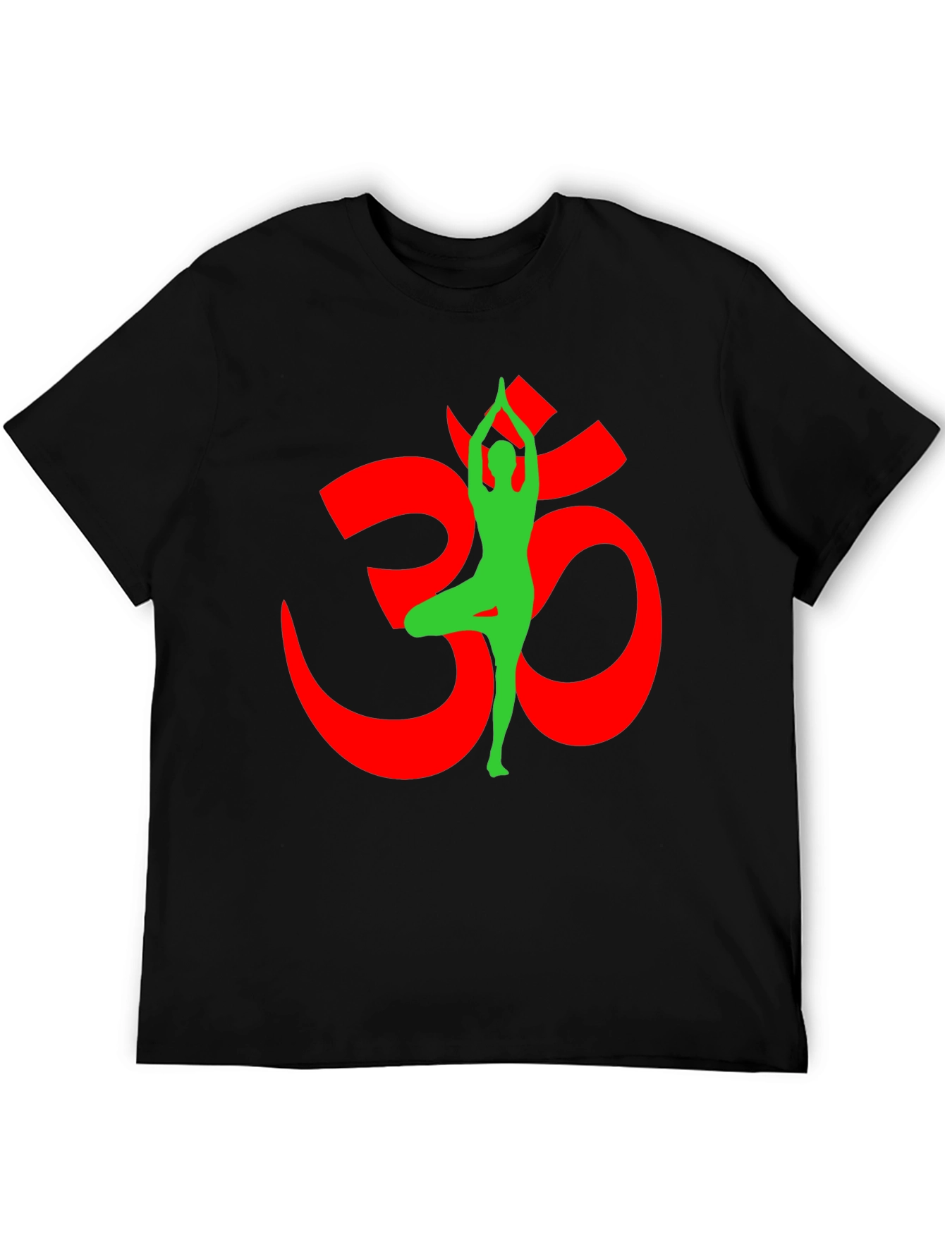 Yoga Om Symbol Black T-Shirt