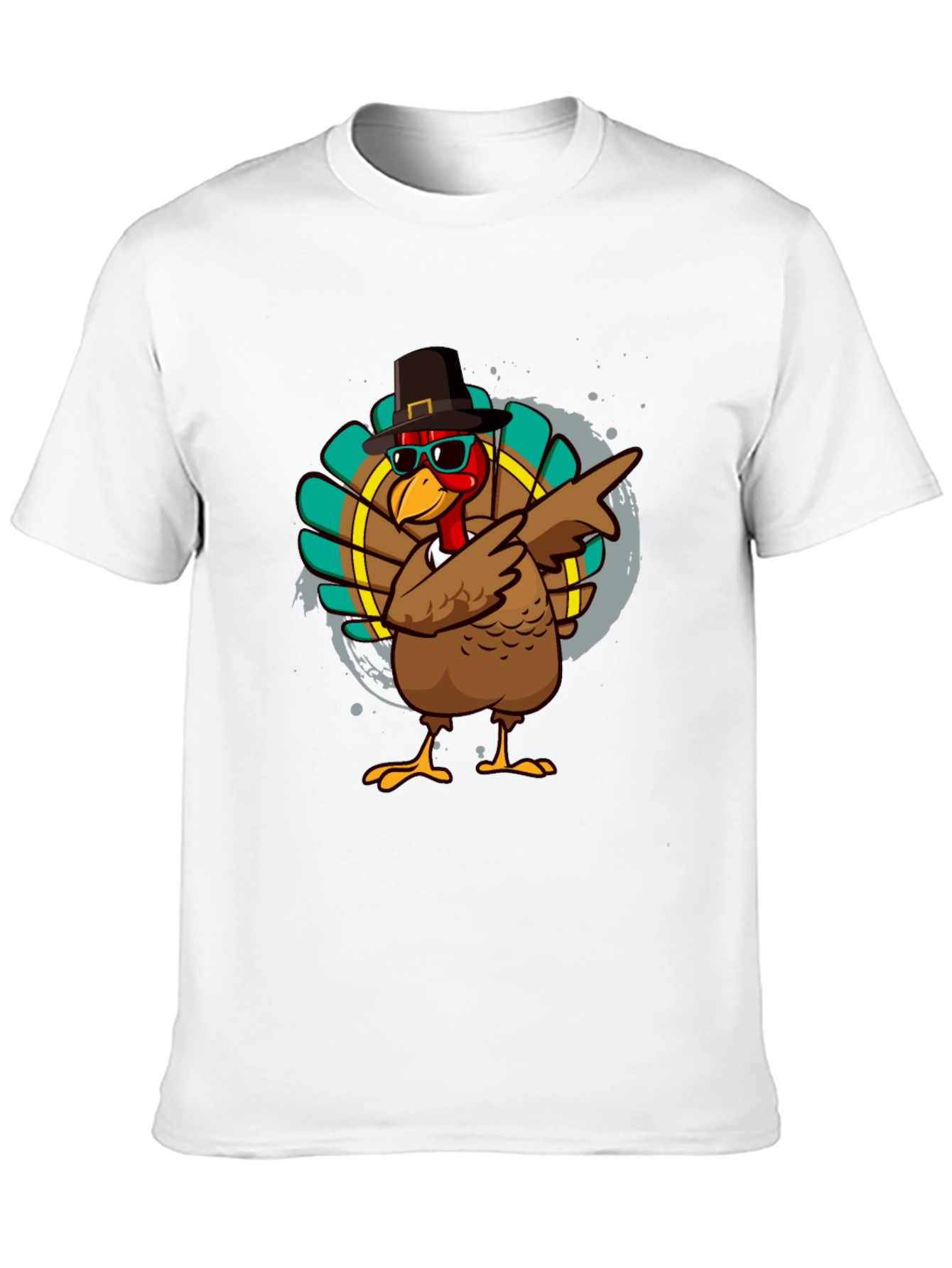 Funny Thanksgiving Turkey Dab T-Shirt