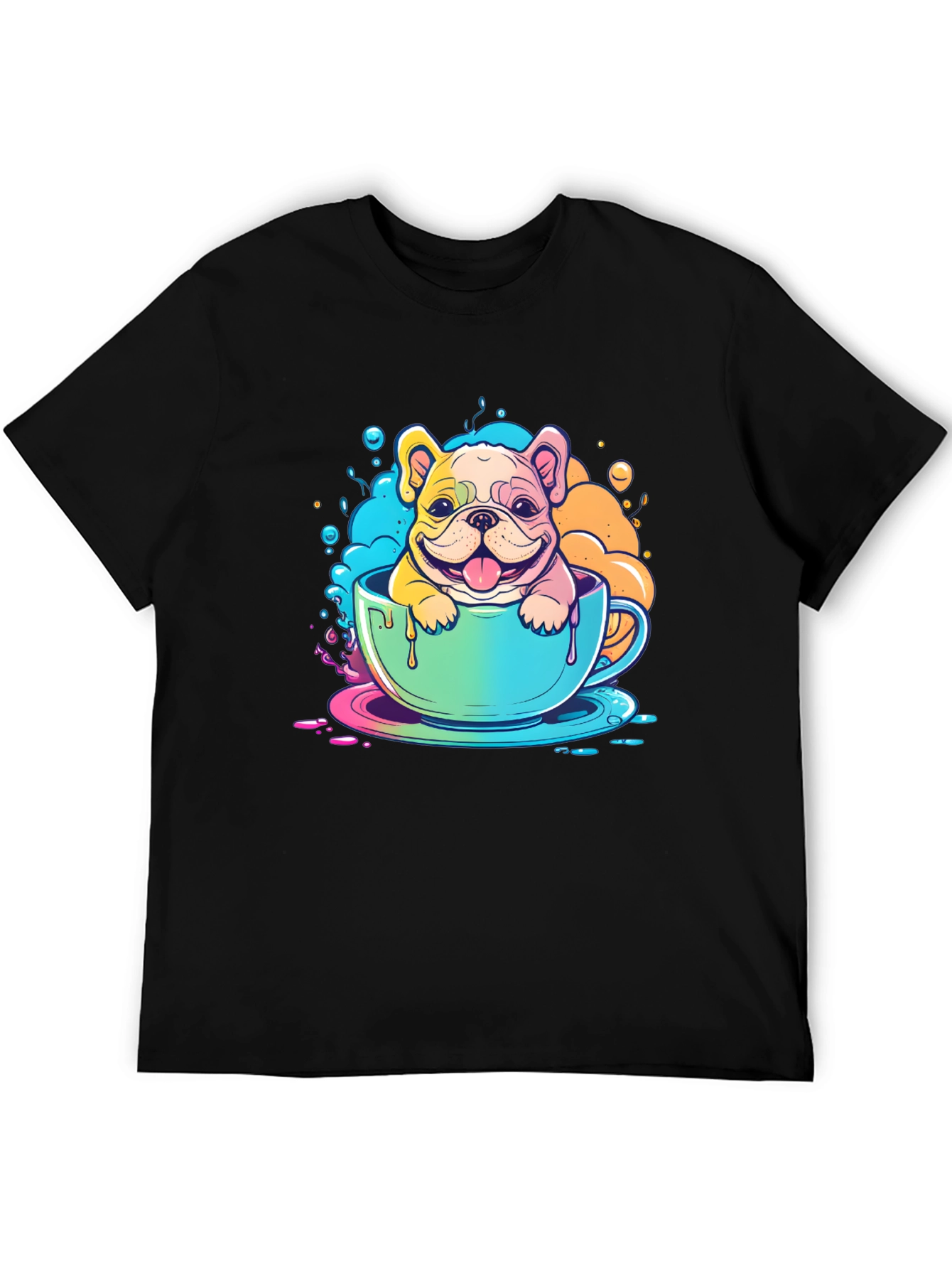Dog in Cup T-Shirt - Cute Graphic Tee