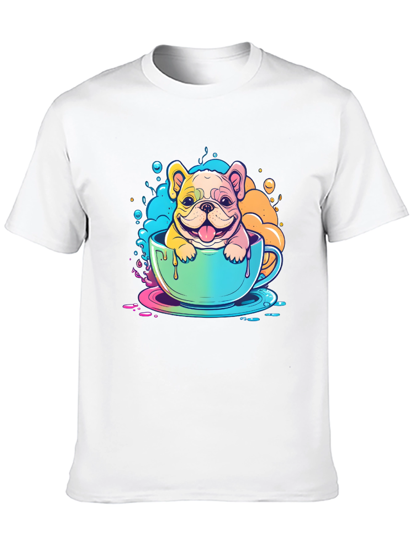 Dog in Cup T-Shirt - Cute Graphic Tee