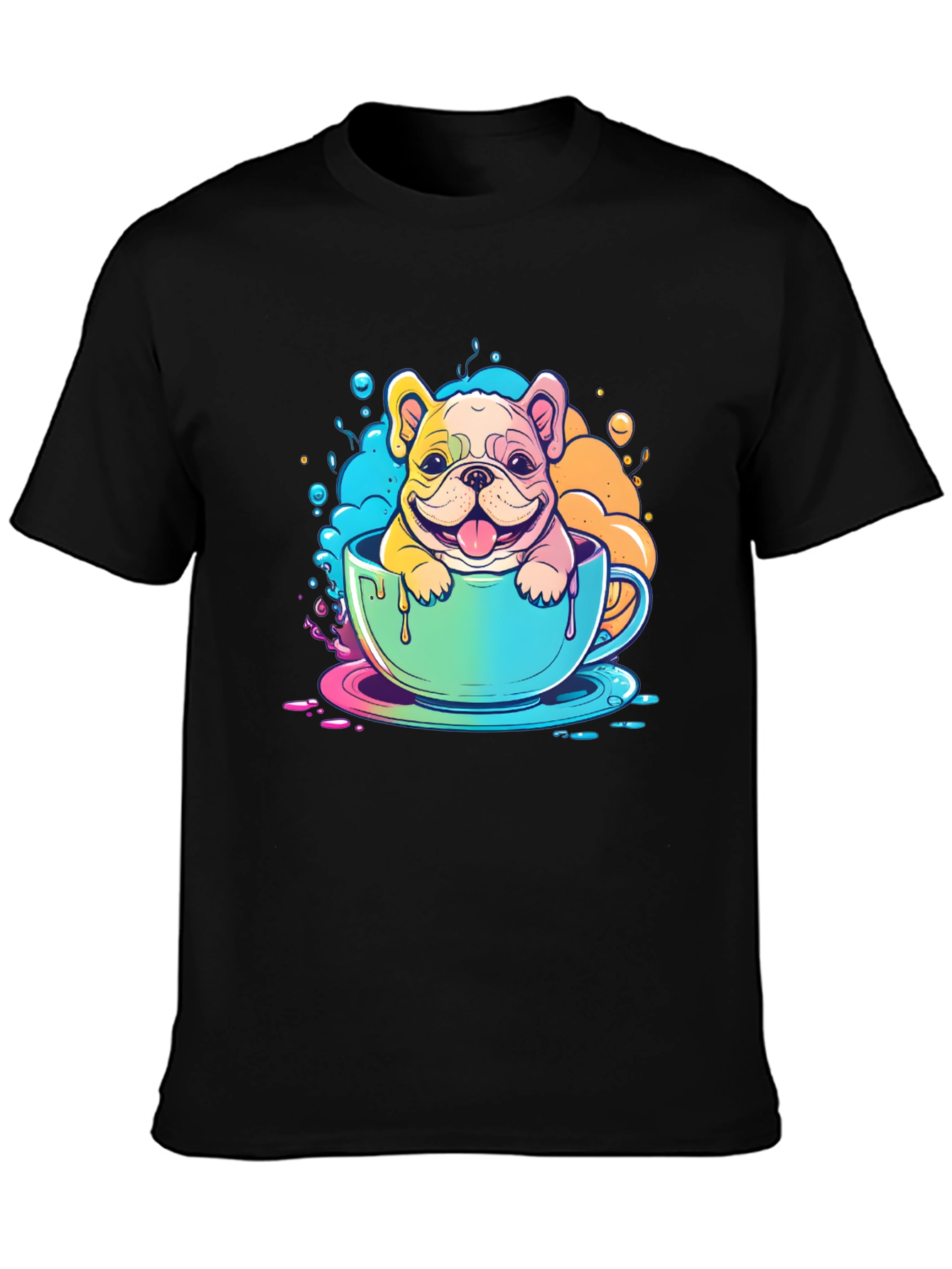 Dog in Cup T-Shirt - Cute Graphic Tee