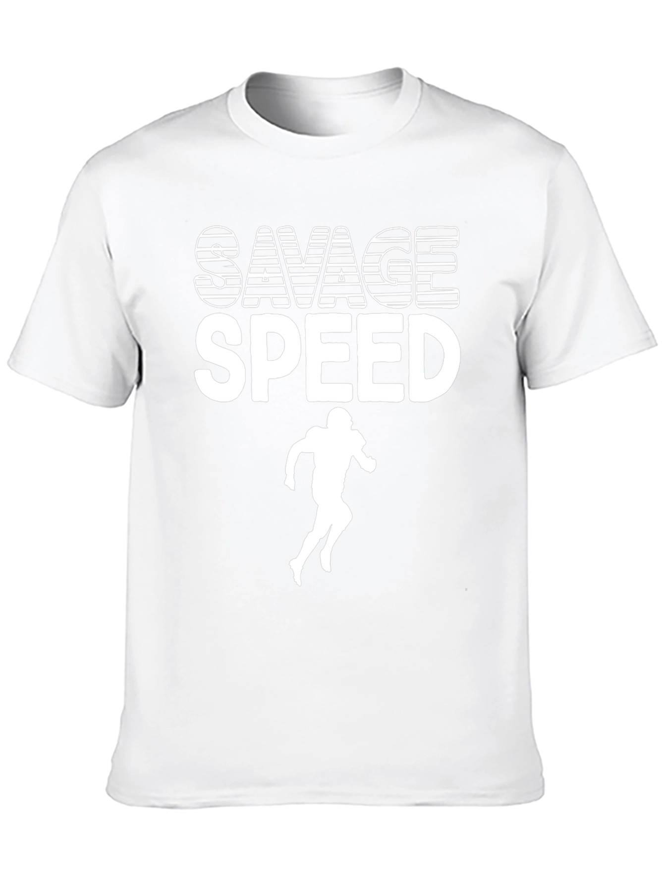 Savage Speed Football Graphic Tee - Black