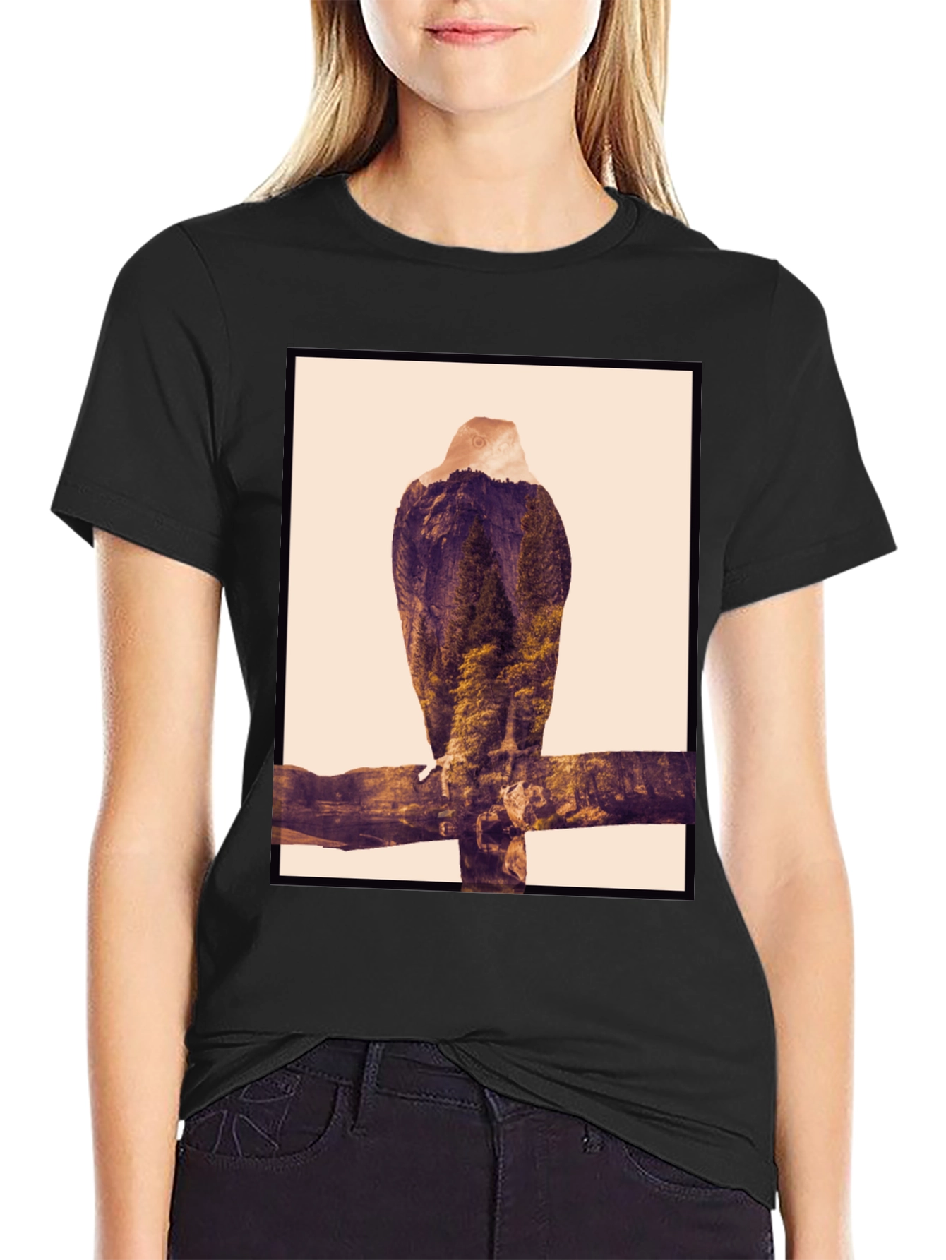 Eagle Mountain Graphic Tee - Black