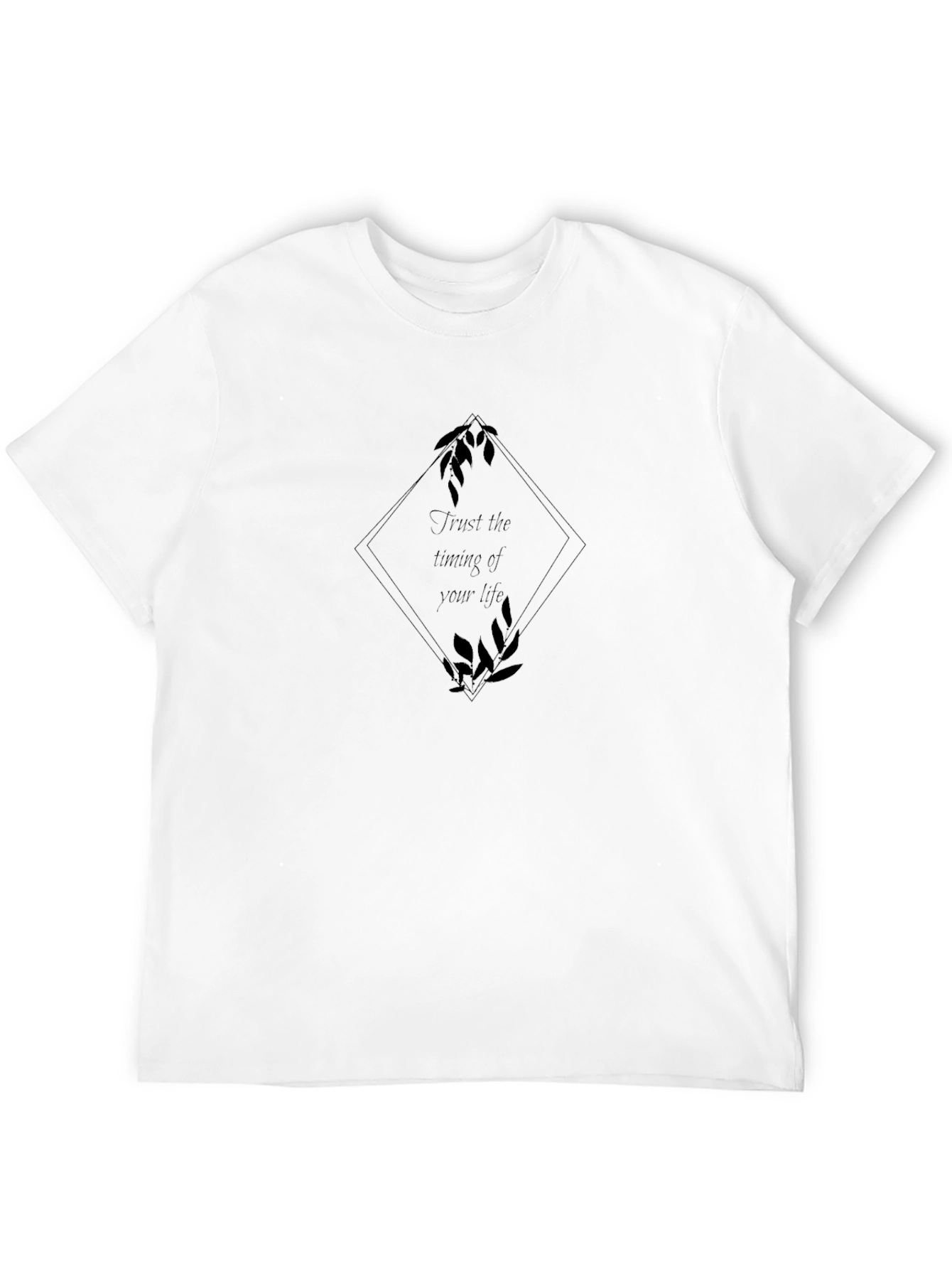 Trust The Timing T-Shirt - Black