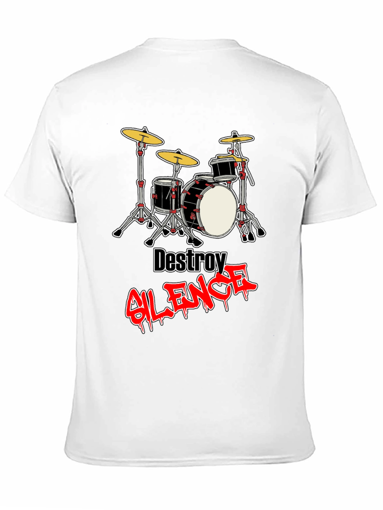 Destroy Silence Drum Set T-Shirt