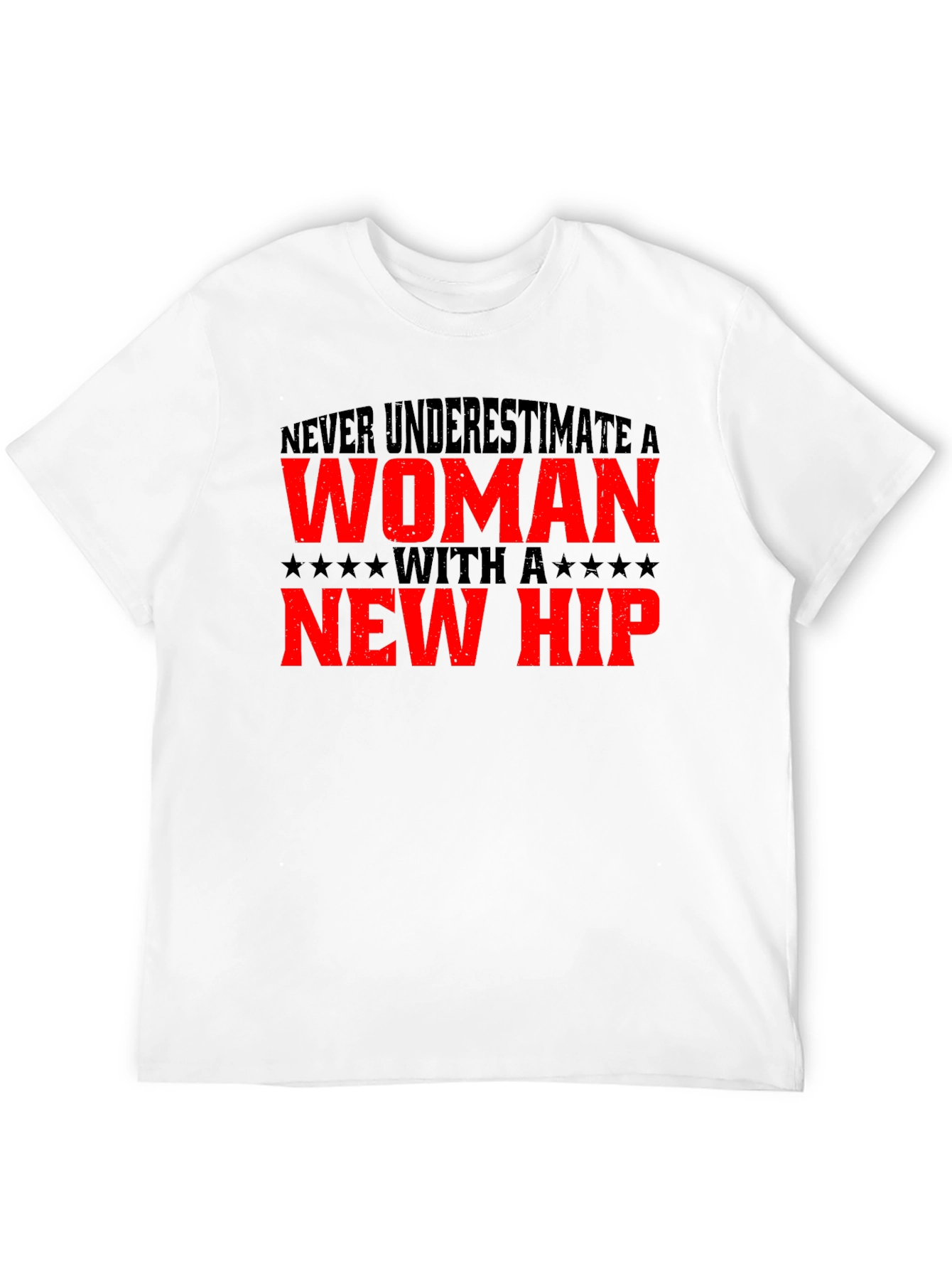 Woman With A New Hip Graphic Tee