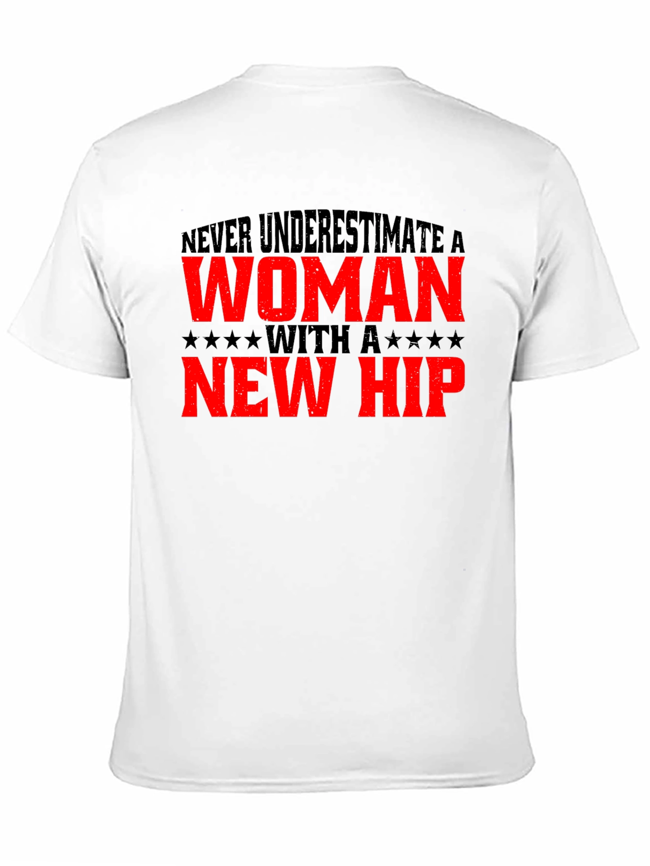 Woman With A New Hip Graphic Tee