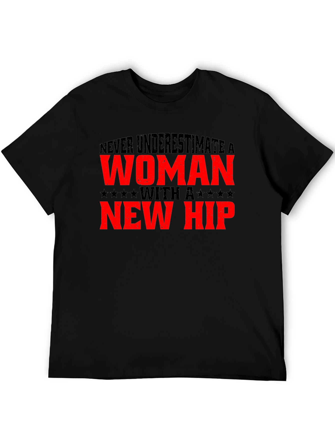 Woman With A New Hip Graphic Tee