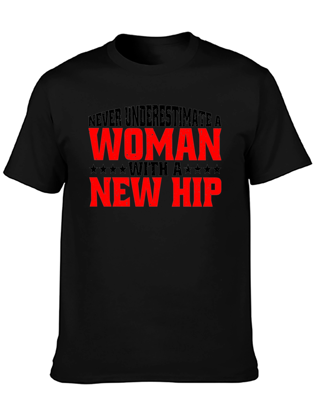 Woman With A New Hip Graphic Tee