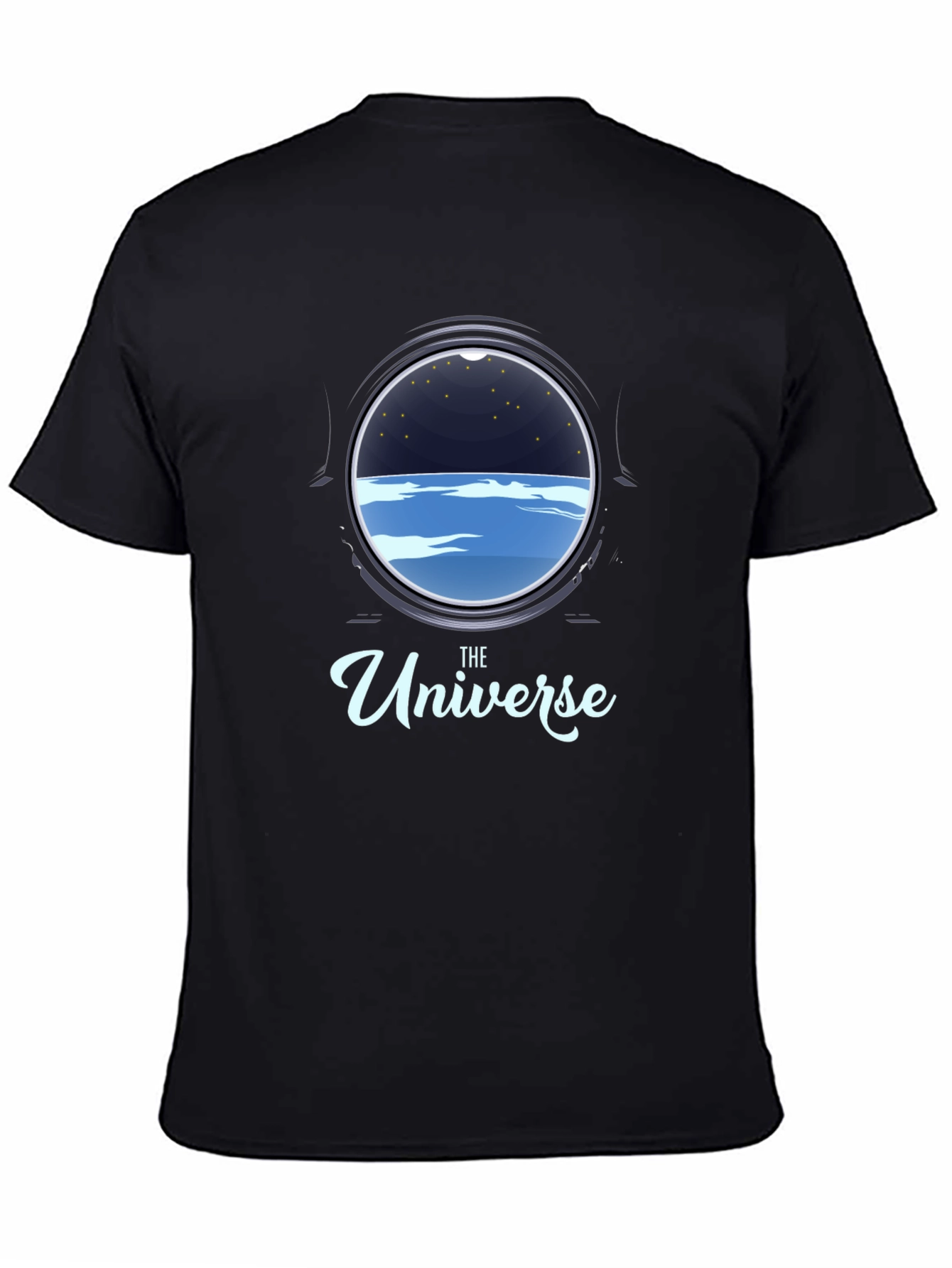 The Universe Porthole Black T-Shirt