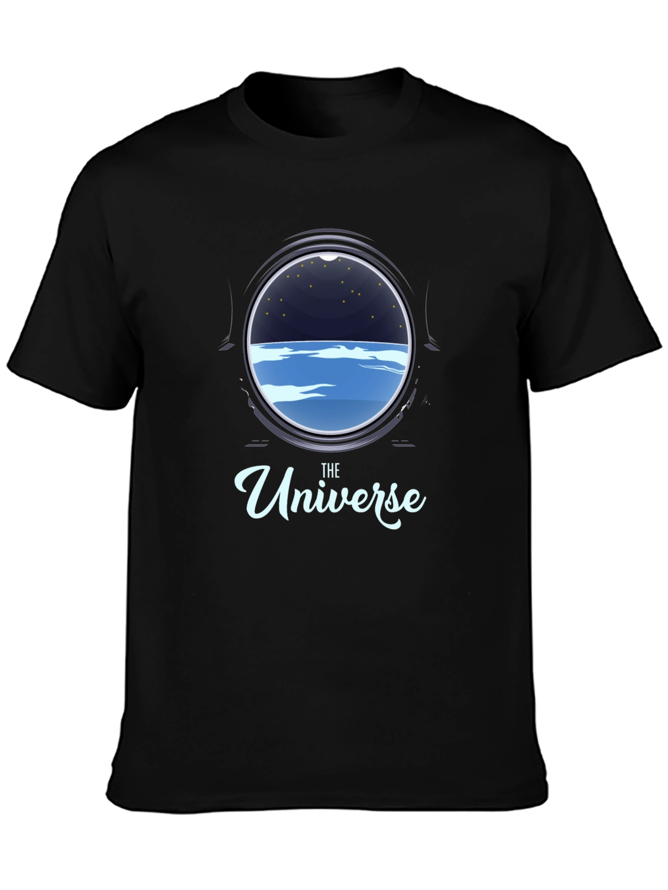 The Universe Porthole Black T-Shirt