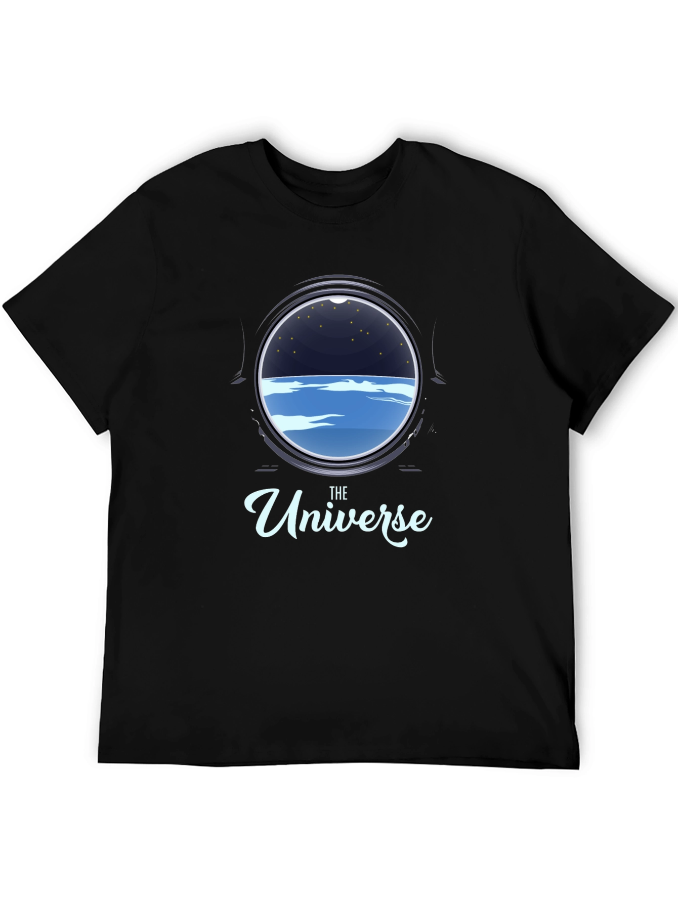 The Universe Porthole Black T-Shirt