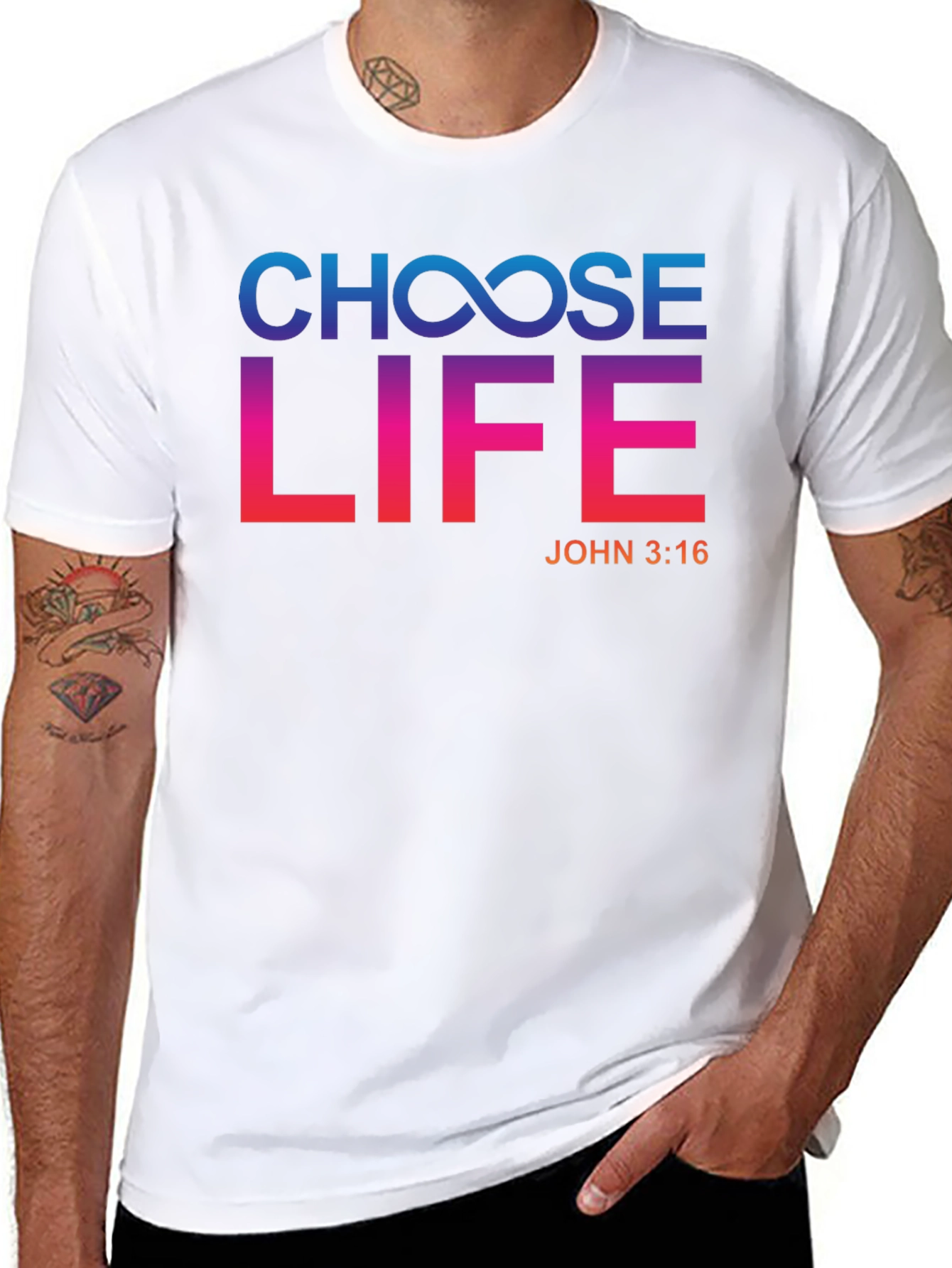Choose Life T-Shirt - John 3:16