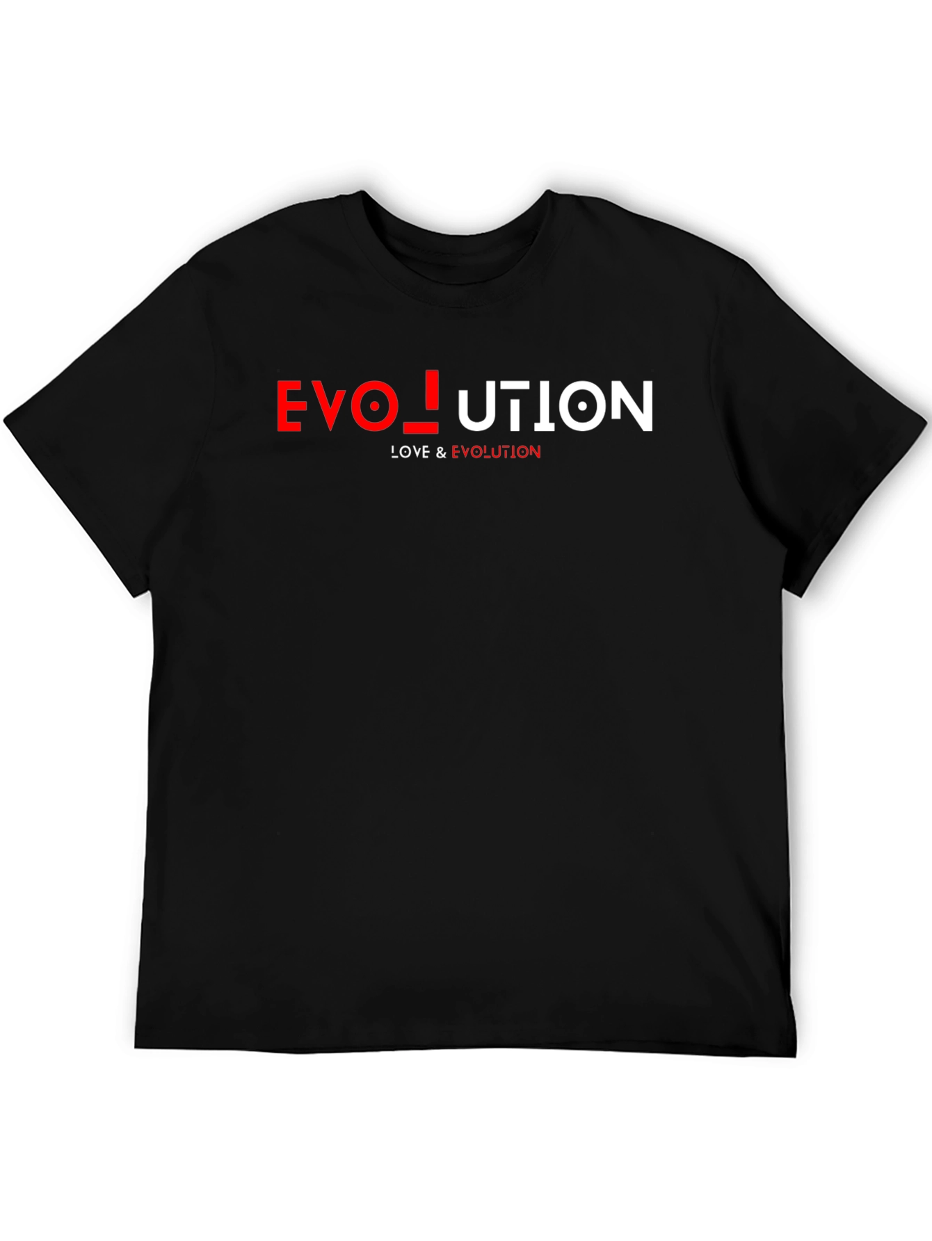 Evolution Graphic Print Mens Black T-Shirt