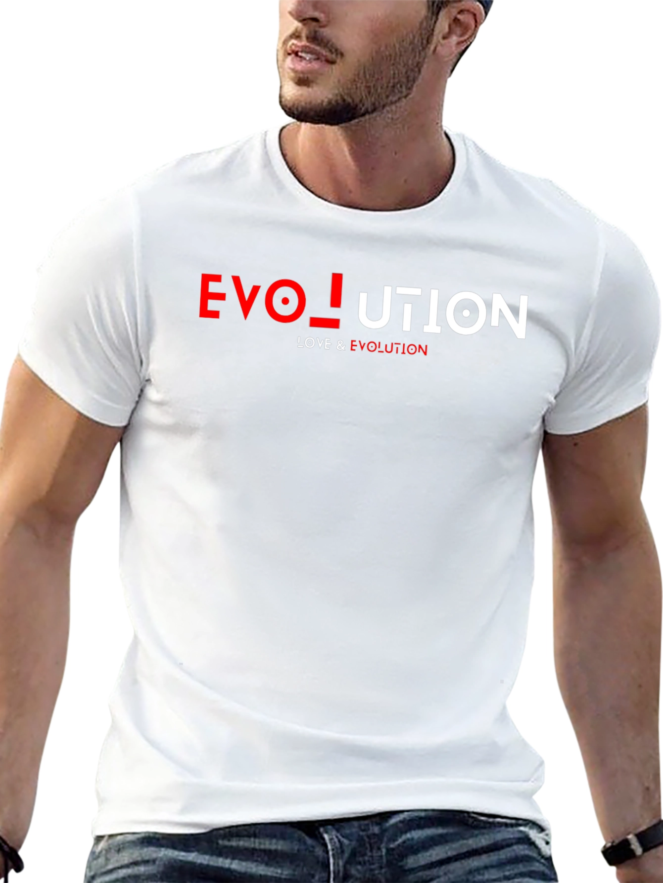 Evolution Graphic Print Mens Black T-Shirt
