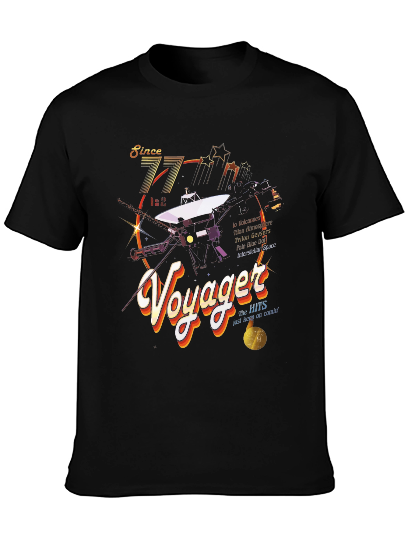 Voyager Space Mission Graphic T-Shirt