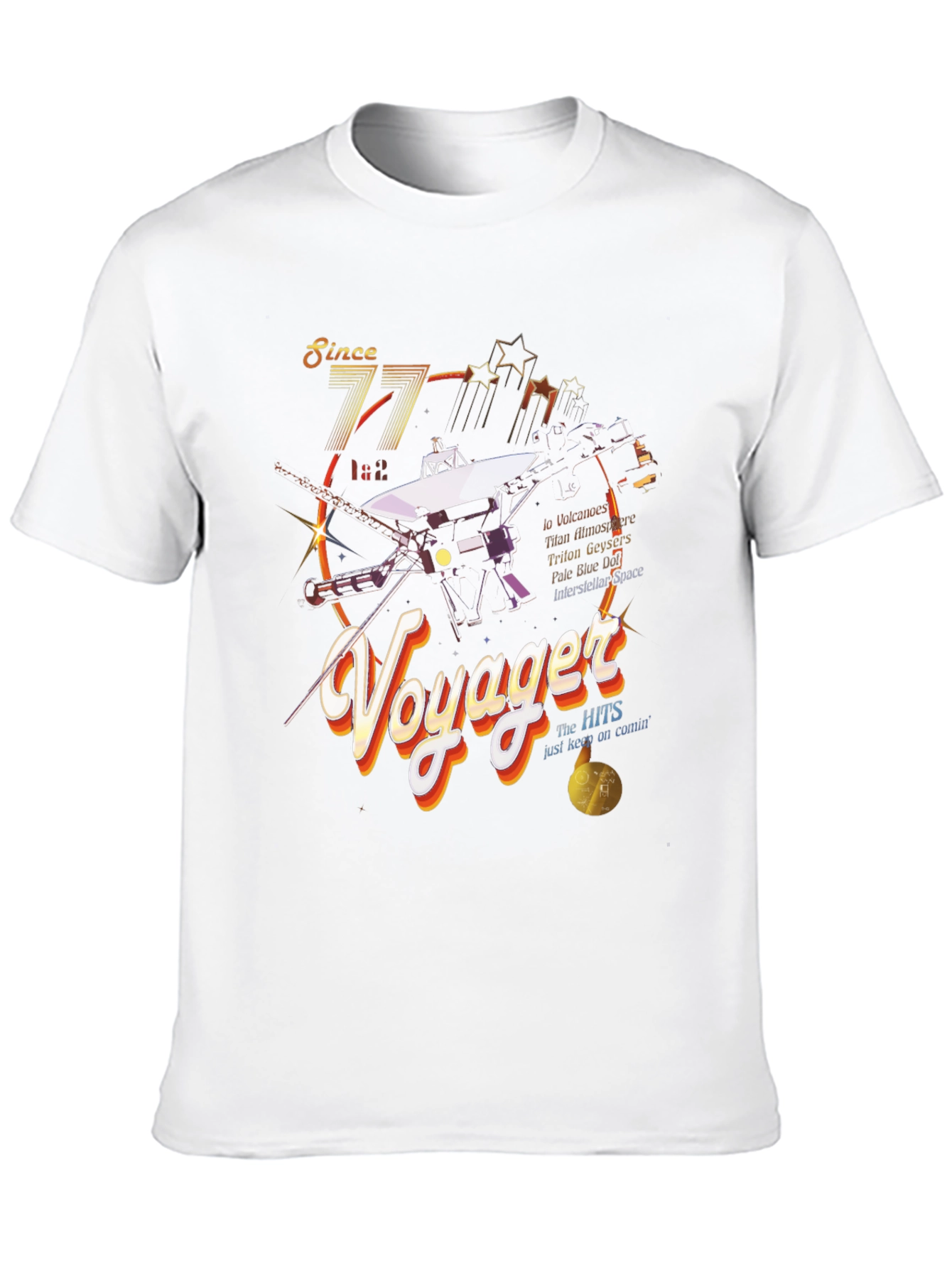 Voyager Space Mission Graphic T-Shirt
