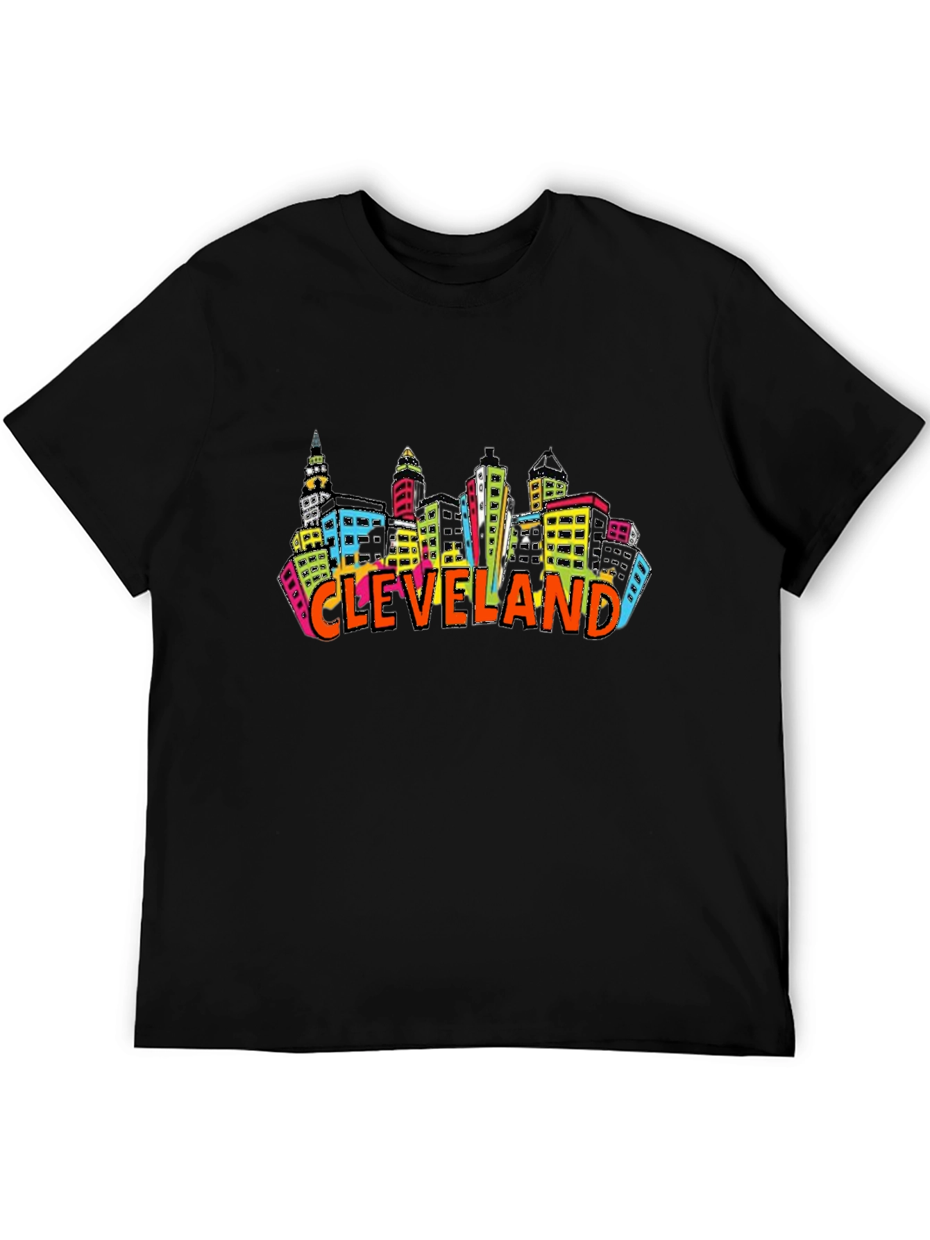 Cleveland Skyline T-Shirt Cityscape