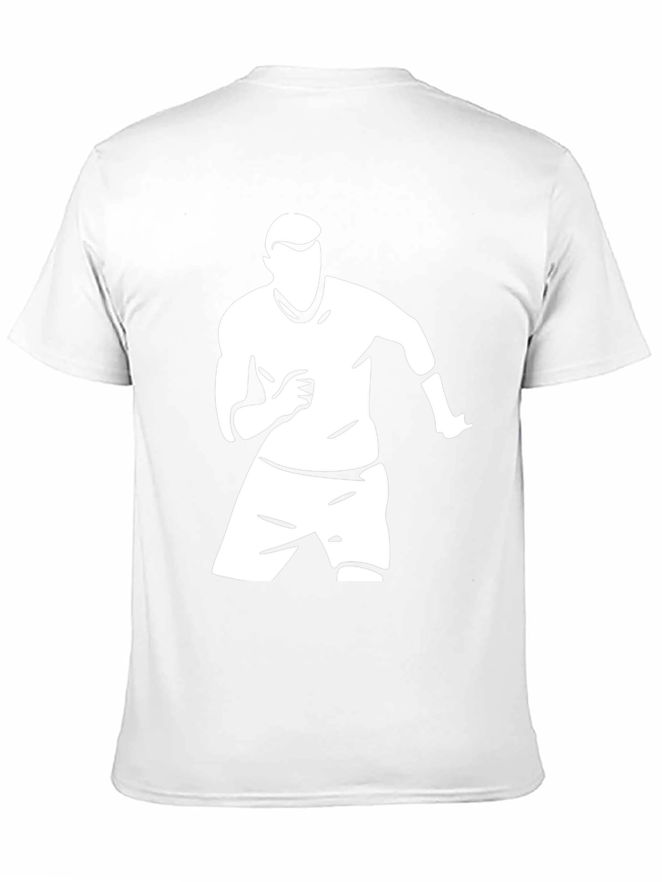 Cool Silhouette Graphic Tee - Black Cotton Blend