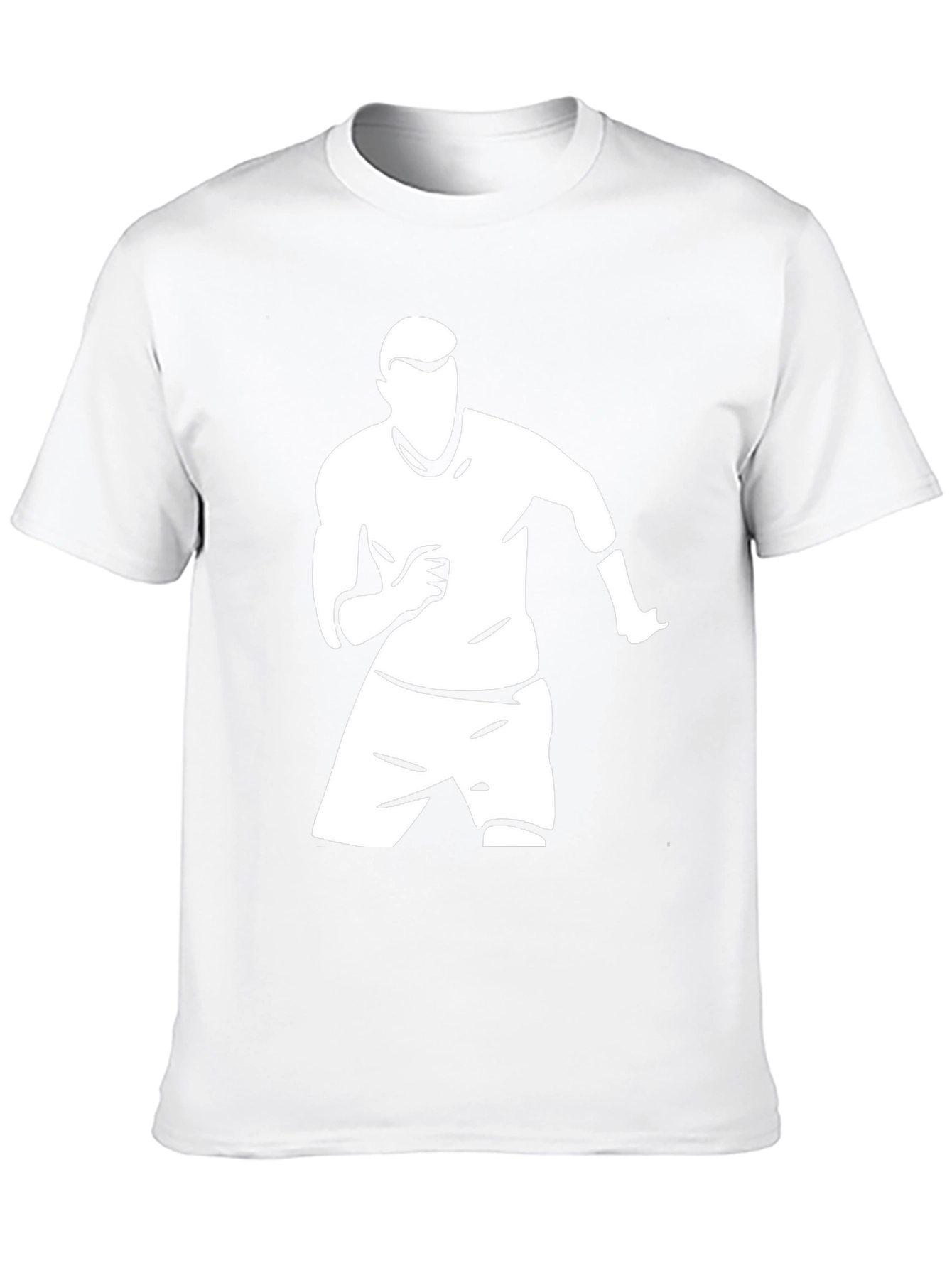 Cool Silhouette Graphic Tee - Black Cotton Blend
