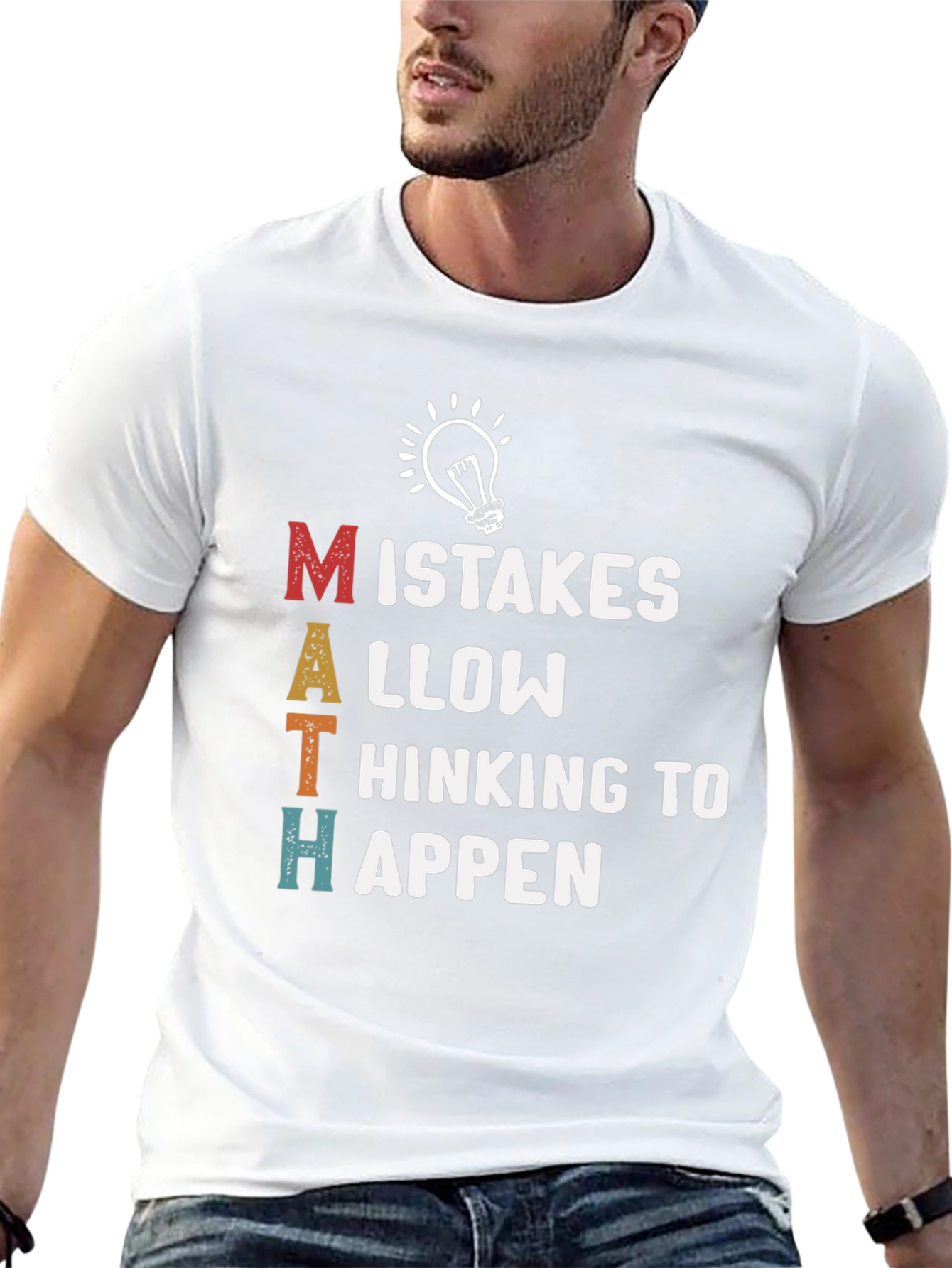 Math Mistakes T-Shirt - Thinking to Happen Tee