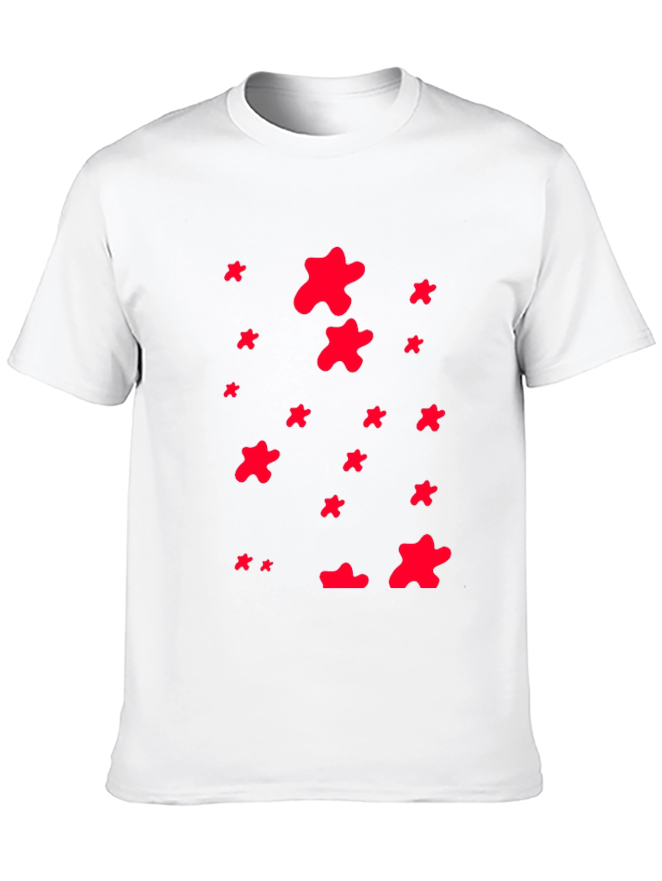 Abstract Print Crew Neck T-Shirt