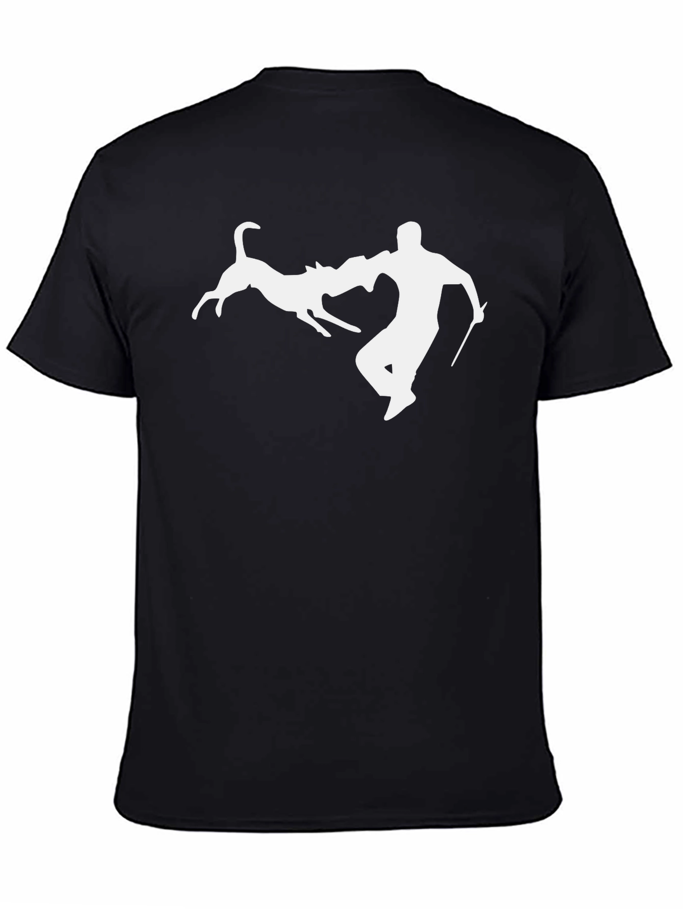 Dog Training T-Shirt - Black Cotton Tee