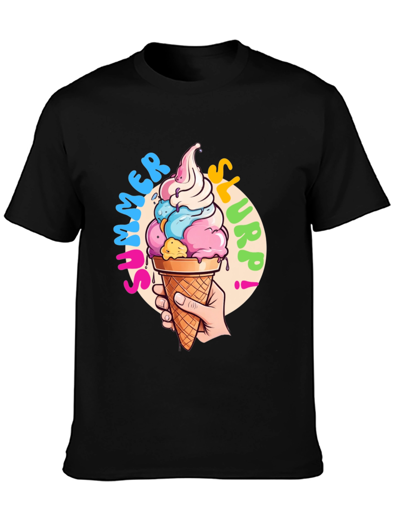 Summer Slurpp T-Shirt - Fun Ice Cream Graphic Tee