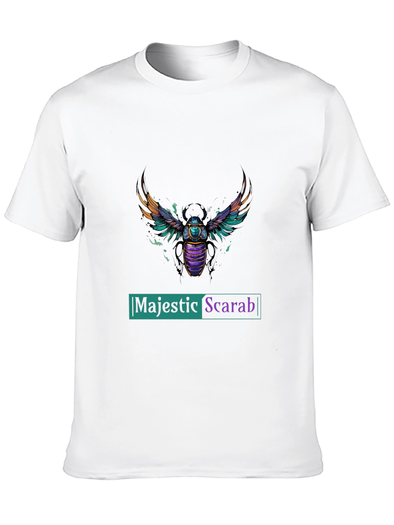 Majestic Scarab Graphic T-Shirt