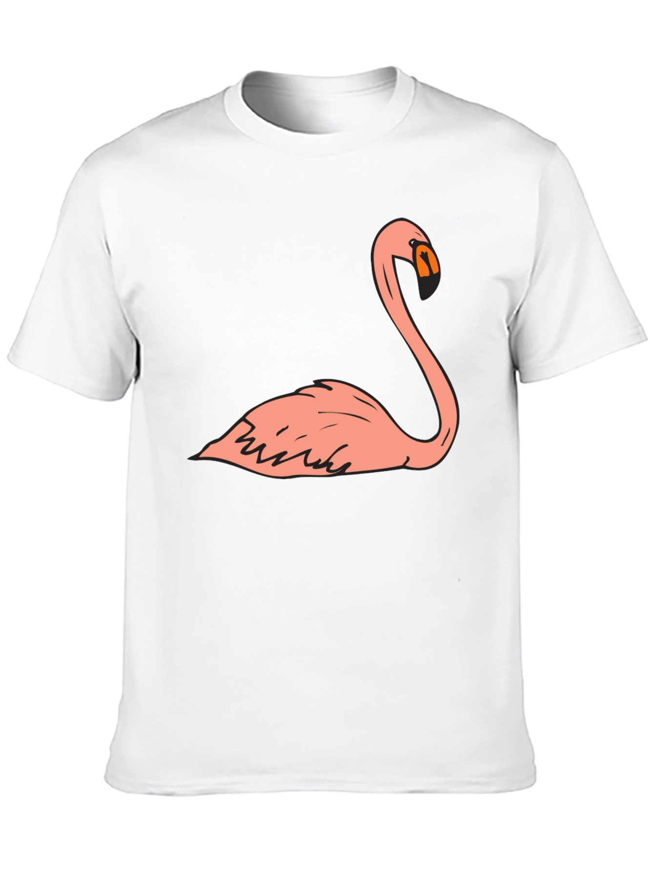 Flamingo Graphic T-Shirt - Mens Black Tee